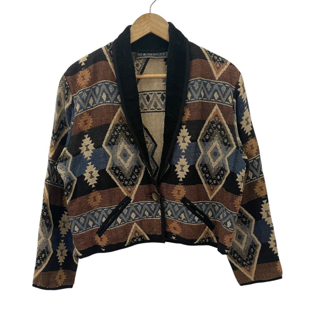 Chicos Vintage New Identity Aztex Navajo Jacket Size XL / US 12-14 / IT 48-50 - 1 Thumbnail