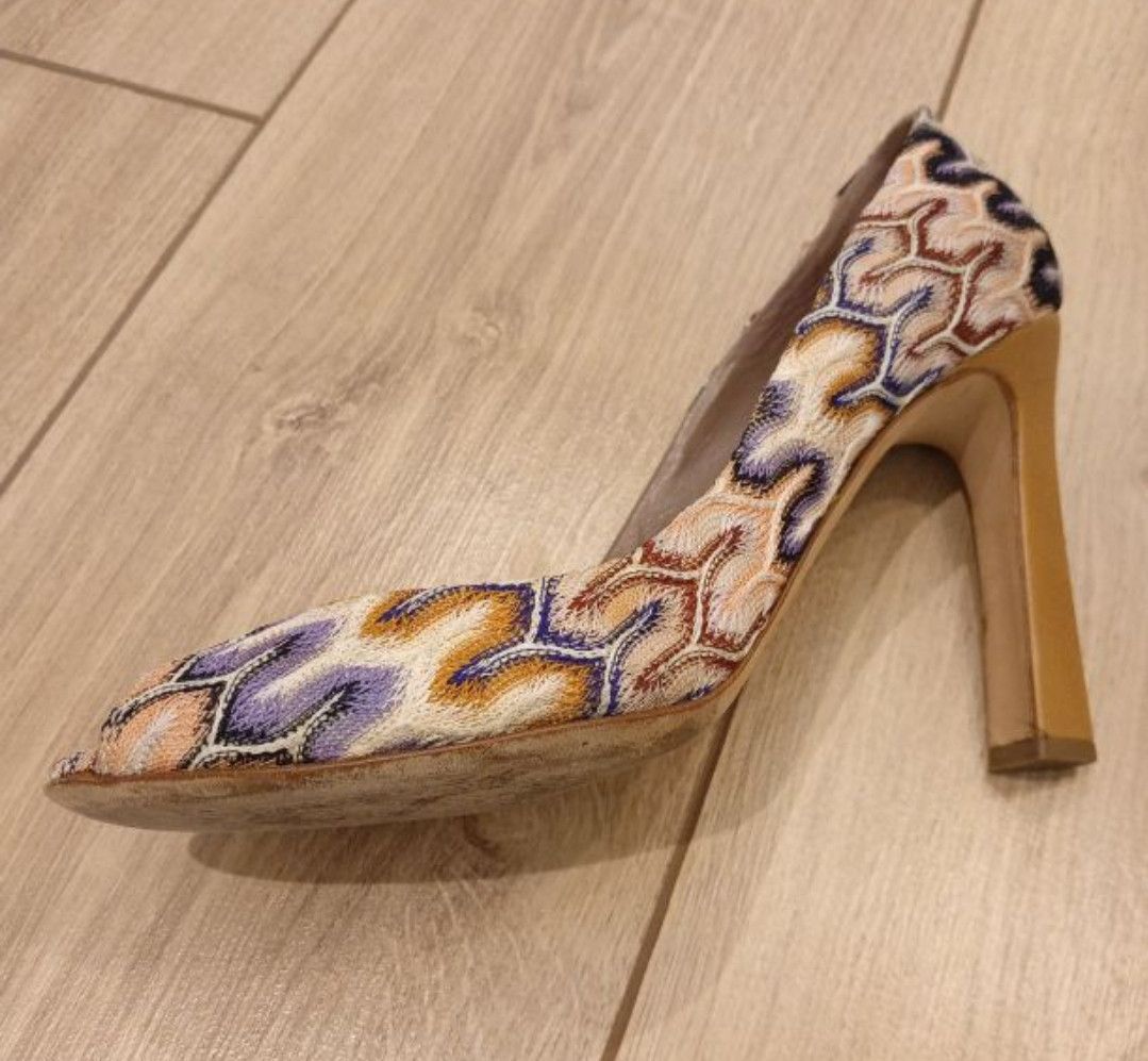 Missoni Missoni Peep Toes Multicoloured Heels Size US 8 / IT 38 - 3 Thumbnail