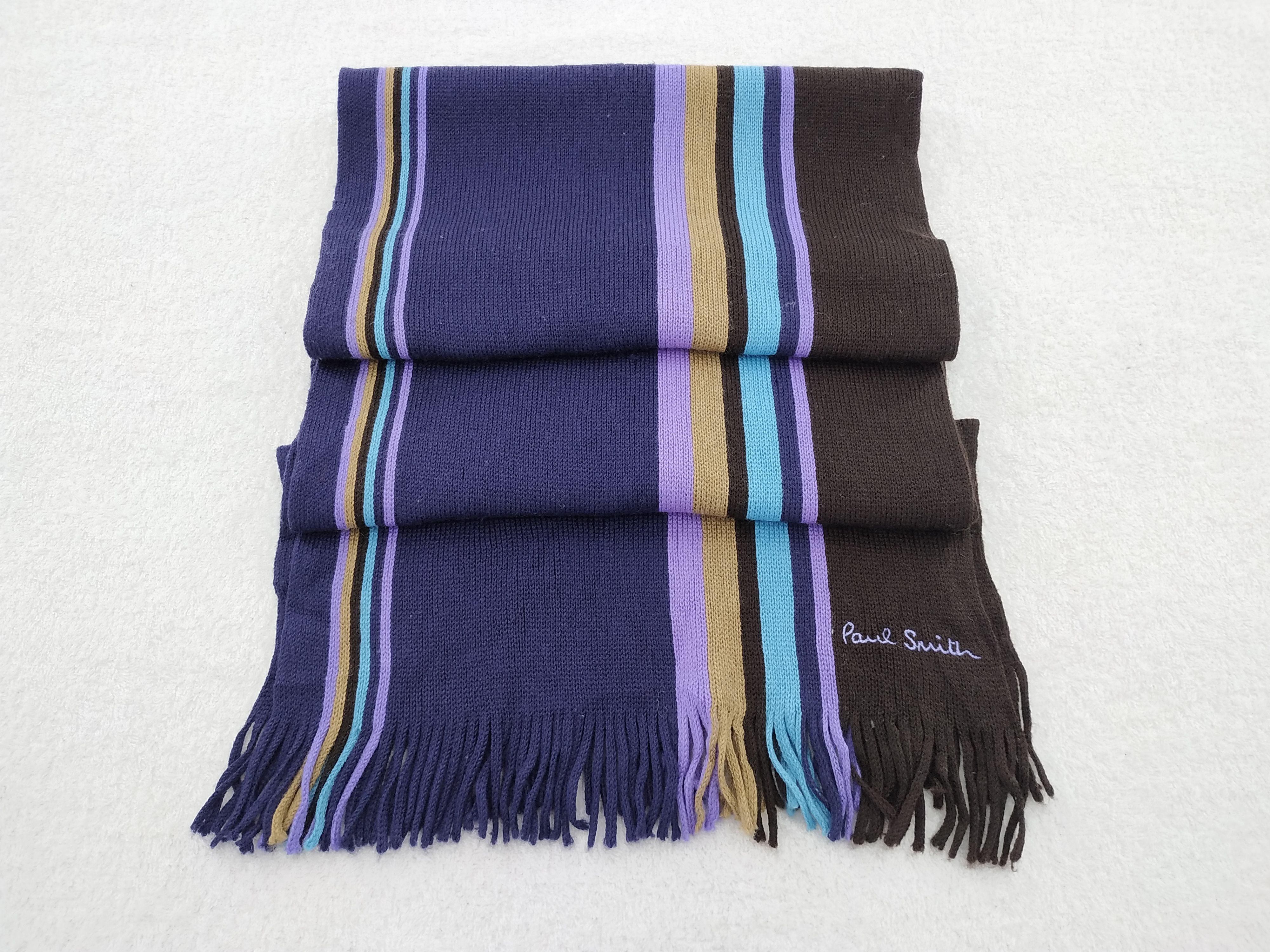 Paul Smith × Vintage Paul Smith Scarf / Muffler / Neckwear Size ONE SIZE - 4 Thumbnail
