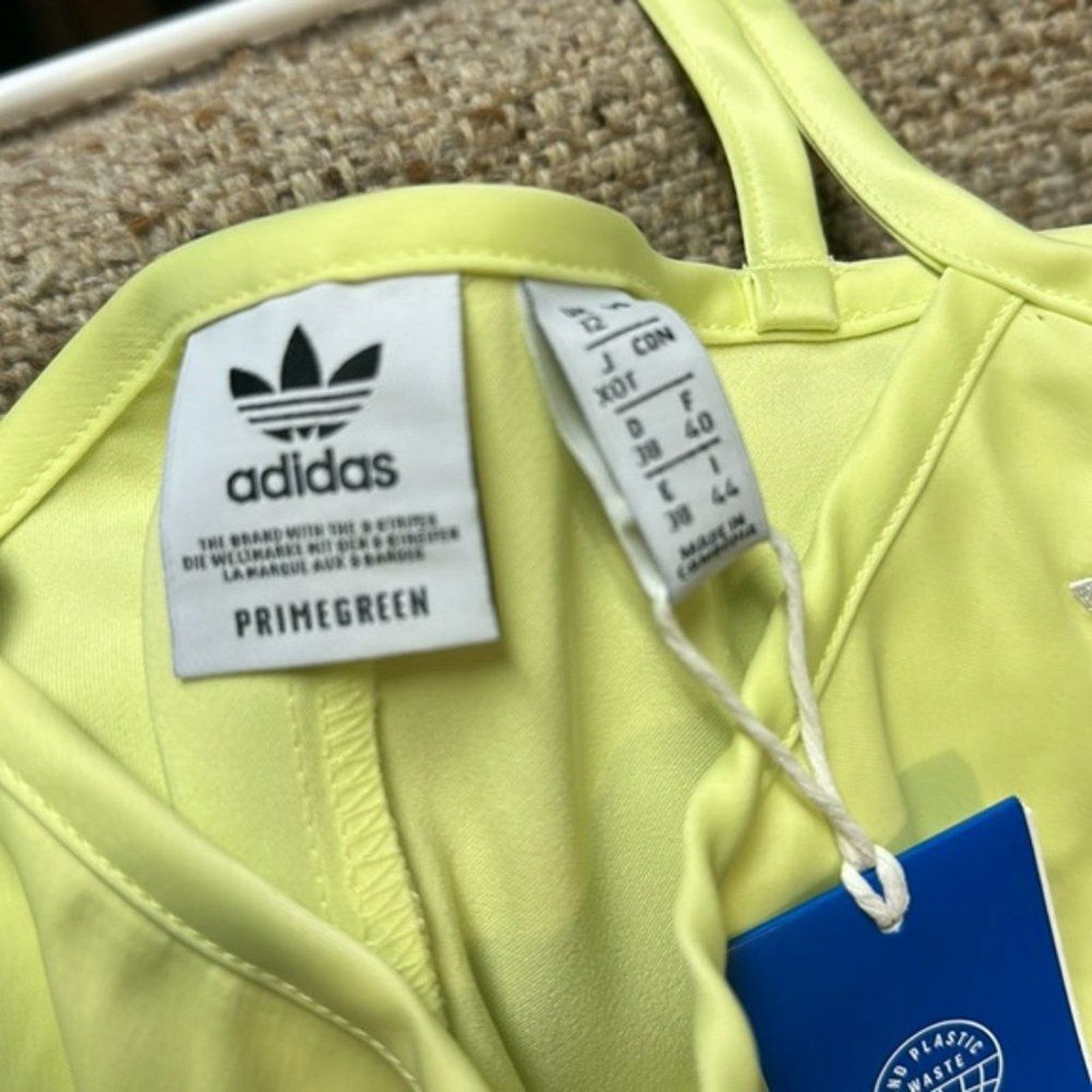 Adidas Adidas Originals Yellow Short dress size 8 Size M / US 6-8 / IT 42-44 - 4 Thumbnail