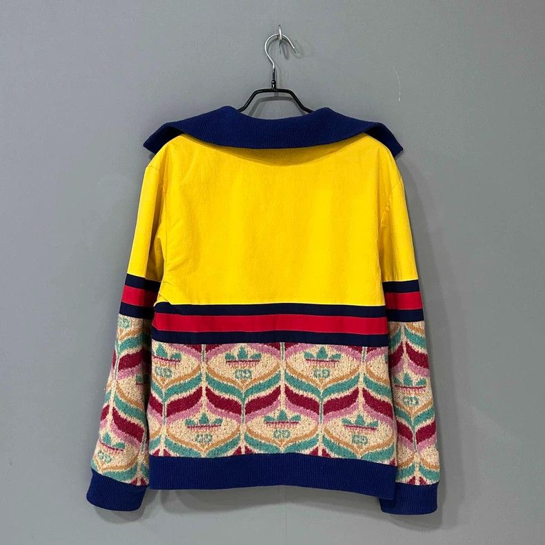 Gucci Gucci Half-zipper stitching sweater 2502-Nextarrow Size US S / EU 44-46 / 1 - 4 Thumbnail