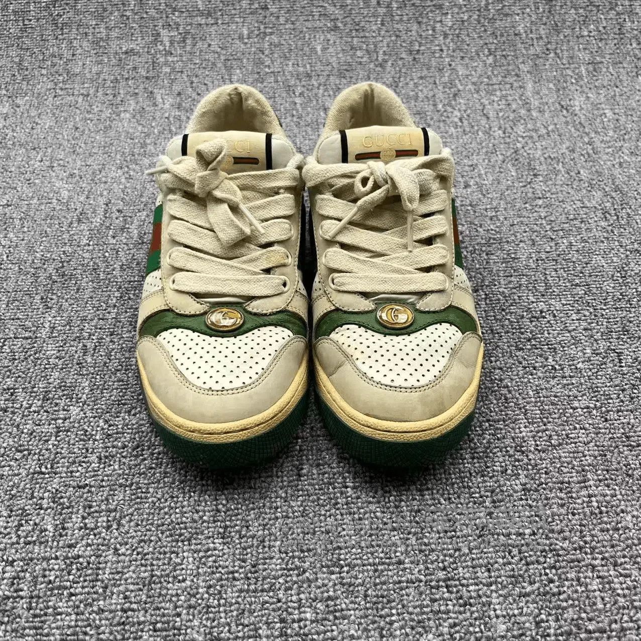 Gucci Gucci Screener Green Tail Sneakers. Size US 5 / IT 35 - 2 Thumbnail