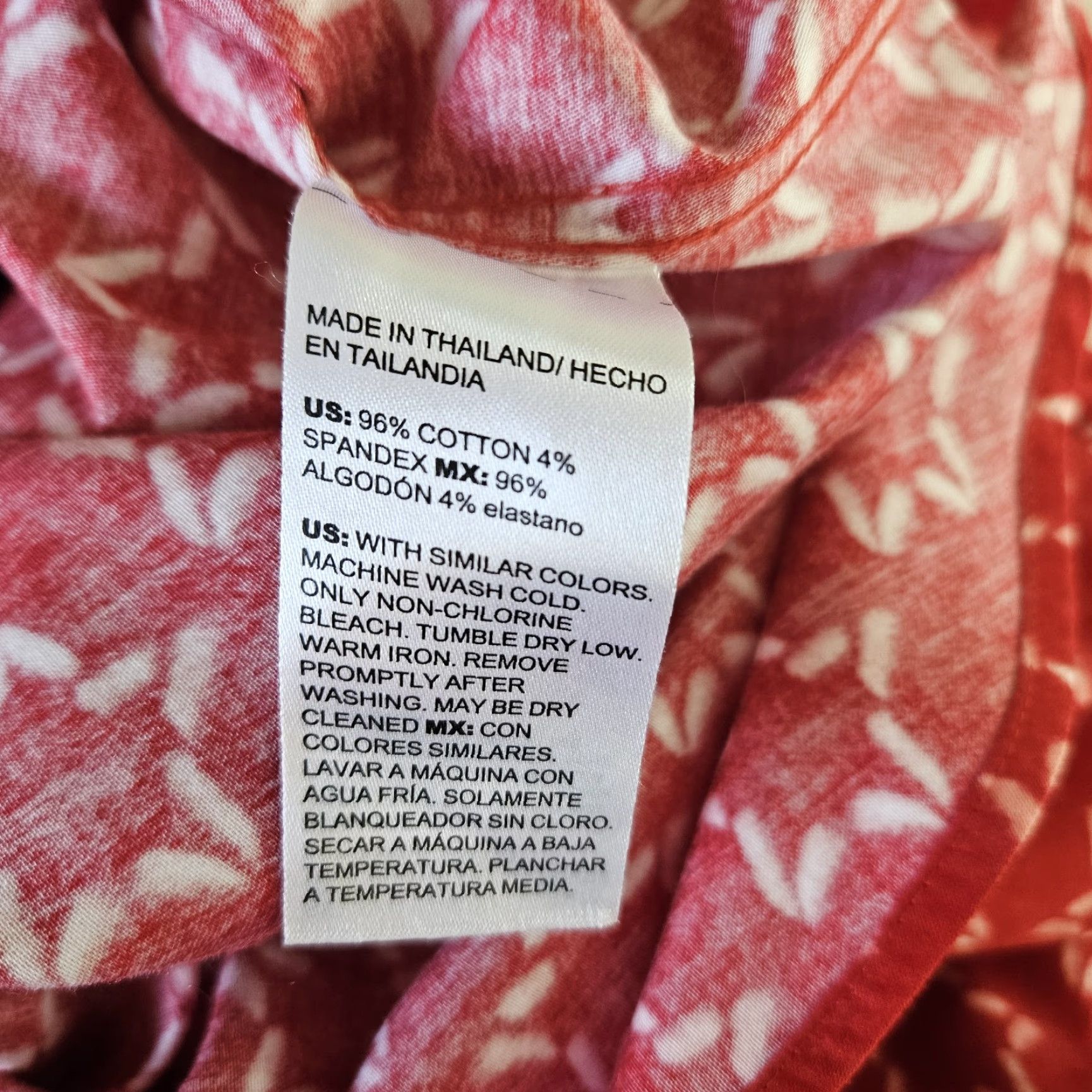 Vintage Chico's Womens Button-Up Top Size Small Red White Star Print Cotton Blend Shirt Adult Small Red White Stars Size S / US 4 / IT 40 - 5 Thumbnail