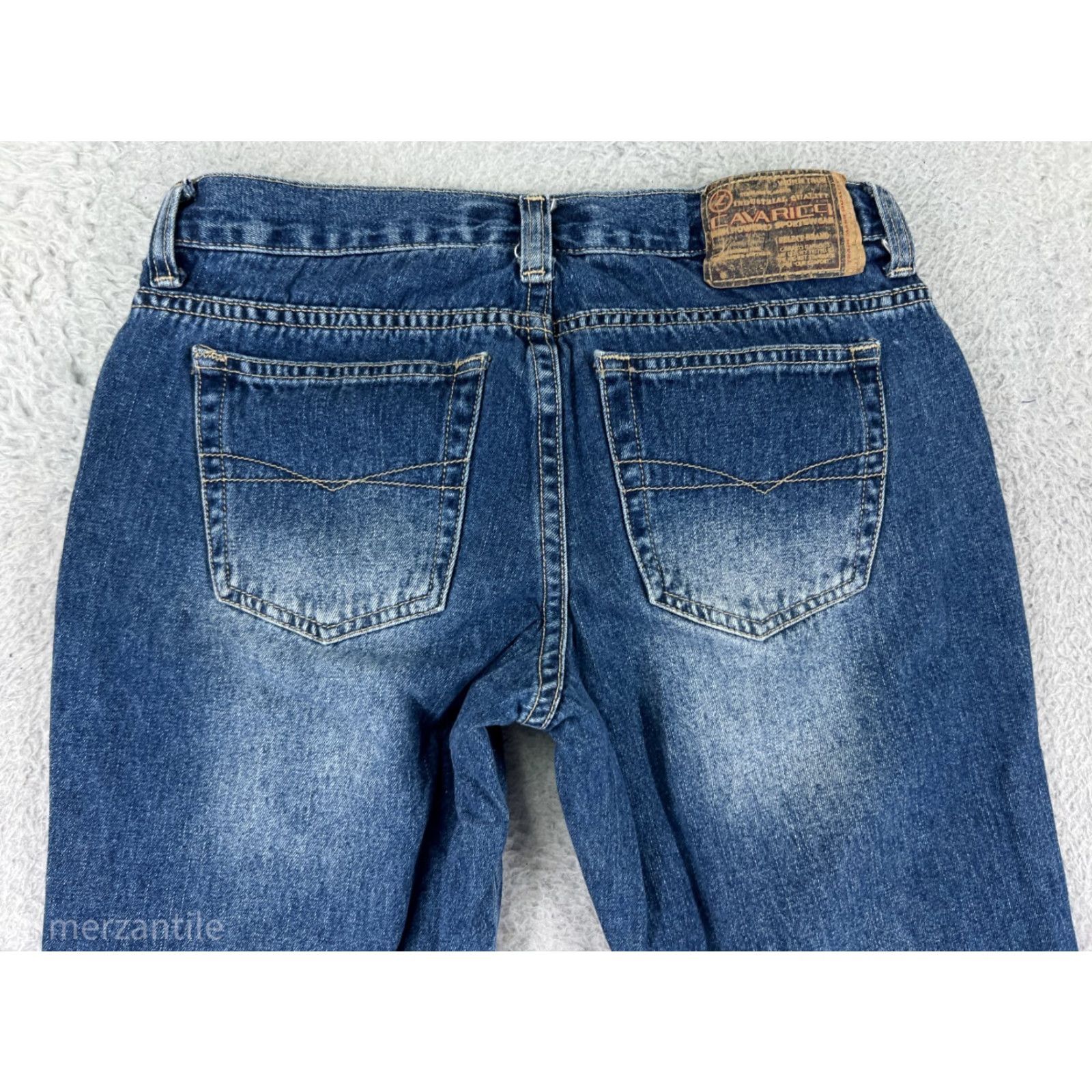 Denime Z. Cavaricci Jeans Womens 5 Blue Denim 100% Cotton Flared Low Rise 5-Pocket Design Vintage No N/A Size 27" / US 4 / IT 40 - 4 Thumbnail
