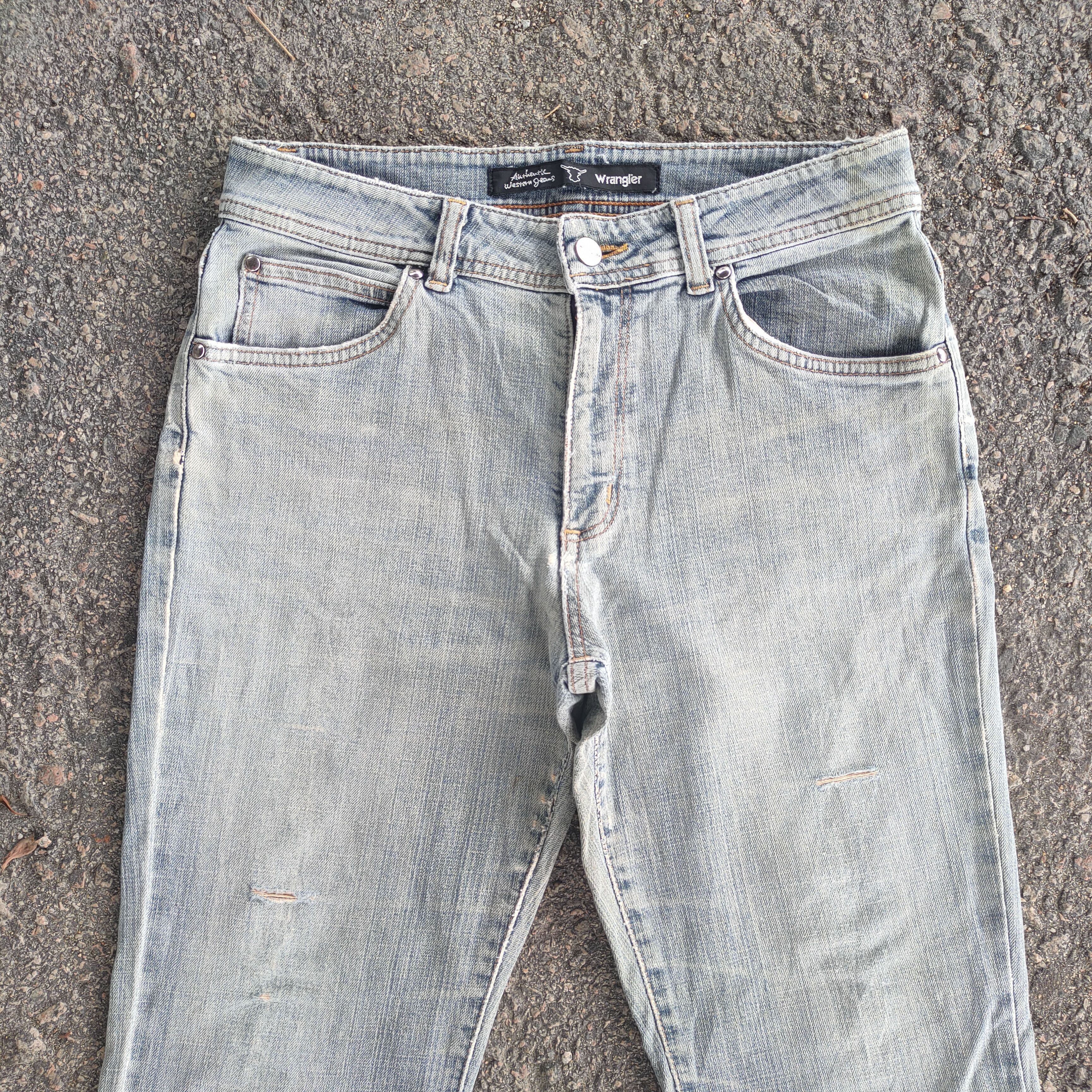 Wrangler FLARE VINTAGE WRANGLER FADED JEANS DENIM PANTS Size US 30 / EU 46 - 3 Thumbnail