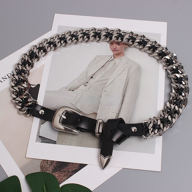 Vintage Twisted Metal Chain Belts Size ONE SIZE - 1 Thumbnail
