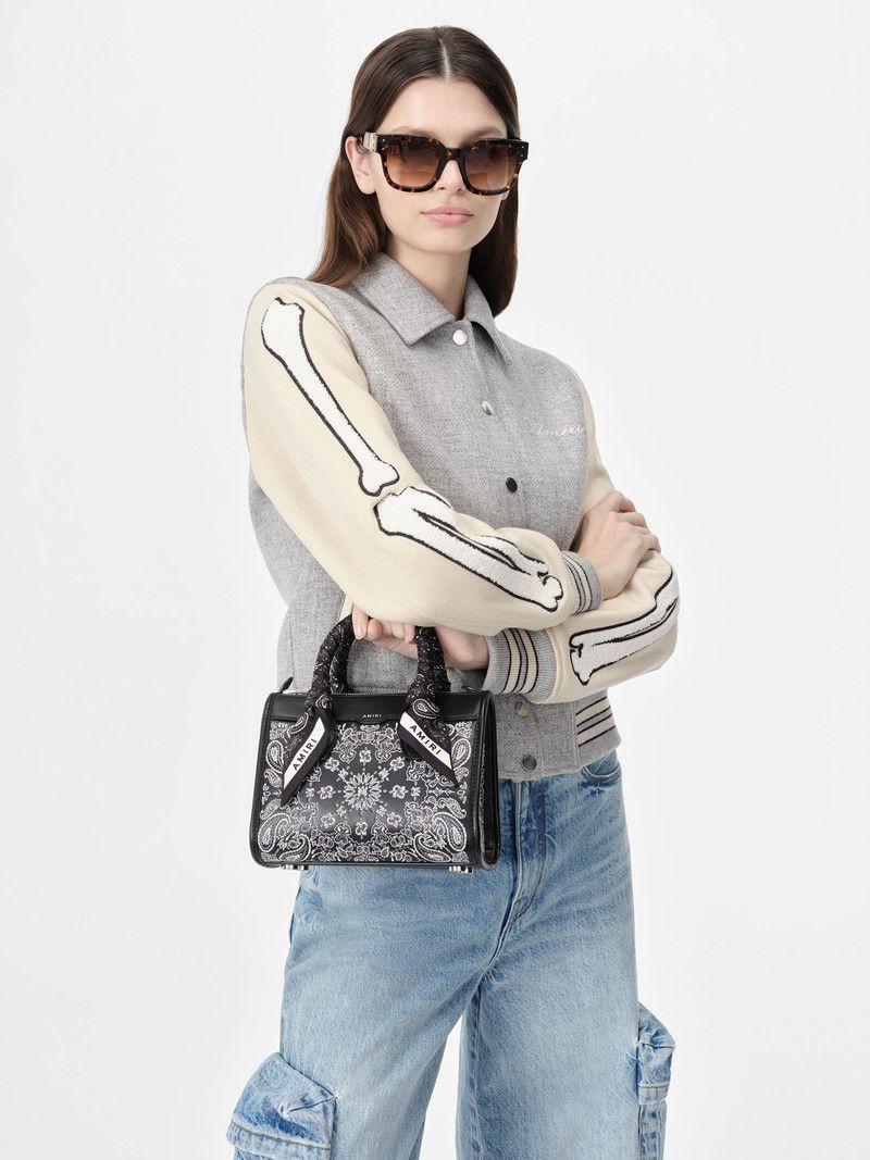 Amiri o1s1wg110426 Size: OS / Bandana Micro Triangle Bag in Black Size ONE SIZE - 7 Thumbnail