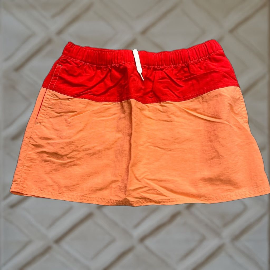Patagonia Patagonia Swimwear Water Skirt Women S Orange Nylon Elastic Waist Logo 100% Nylon Swim Skirt Beach Womens Size 28" / US 6 / IT 42 - 1 Thumbnail