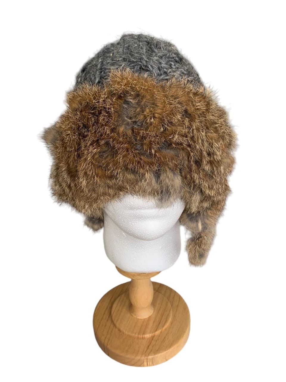 14th Addiction × Japanese Brand × Le Grande Bleu (L.G.B.) Punk Style Knitted Fur Beanie Hat Size ONE SIZE - 2 Thumbnail