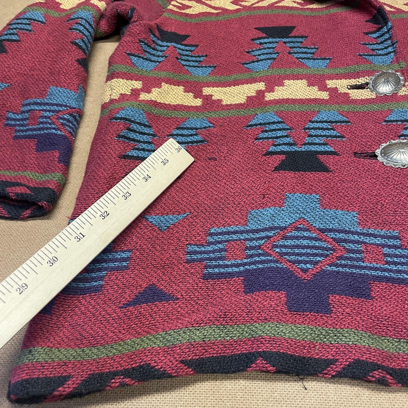Other Vintage Silverado Jacket Womens Medium Southwest Aztec Shawl Size M / US 6-8 / IT 42-44 - 2 Thumbnail