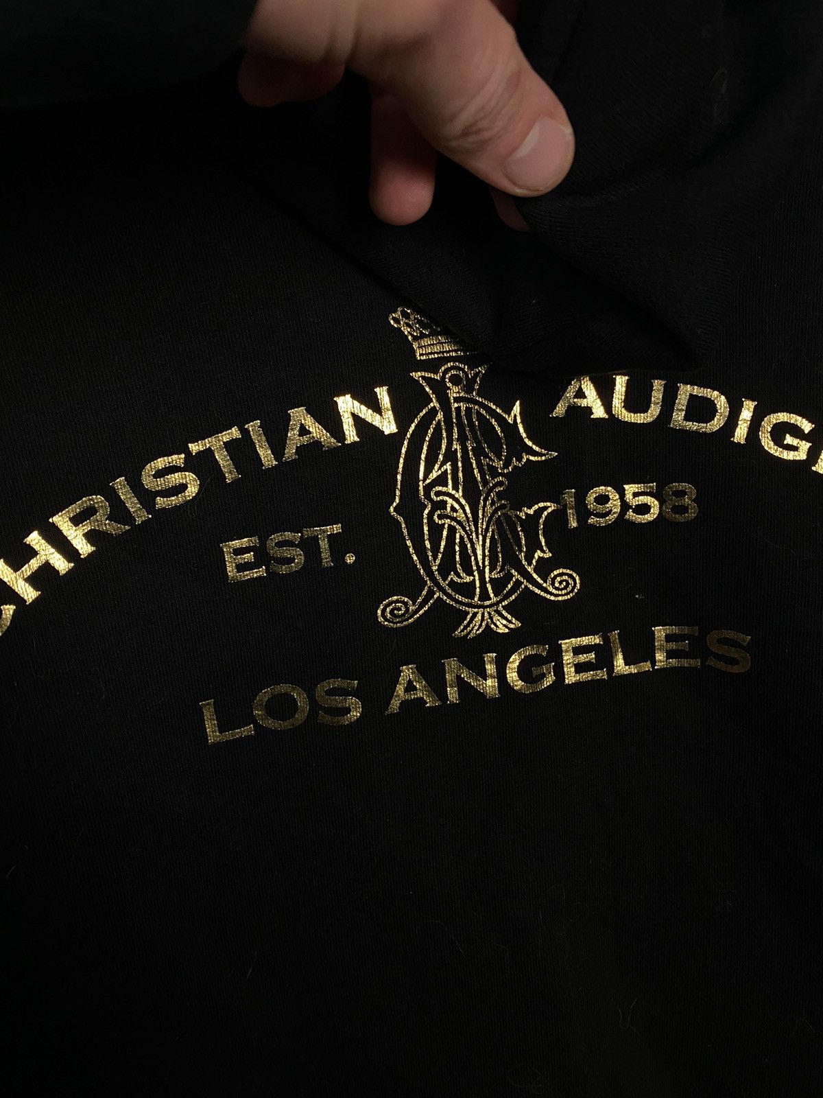 Christian Audigier × Japanese Brand ❗️Christian Audigier y2k double print hoodie Size L / US 10 / IT 46 - 5 Thumbnail