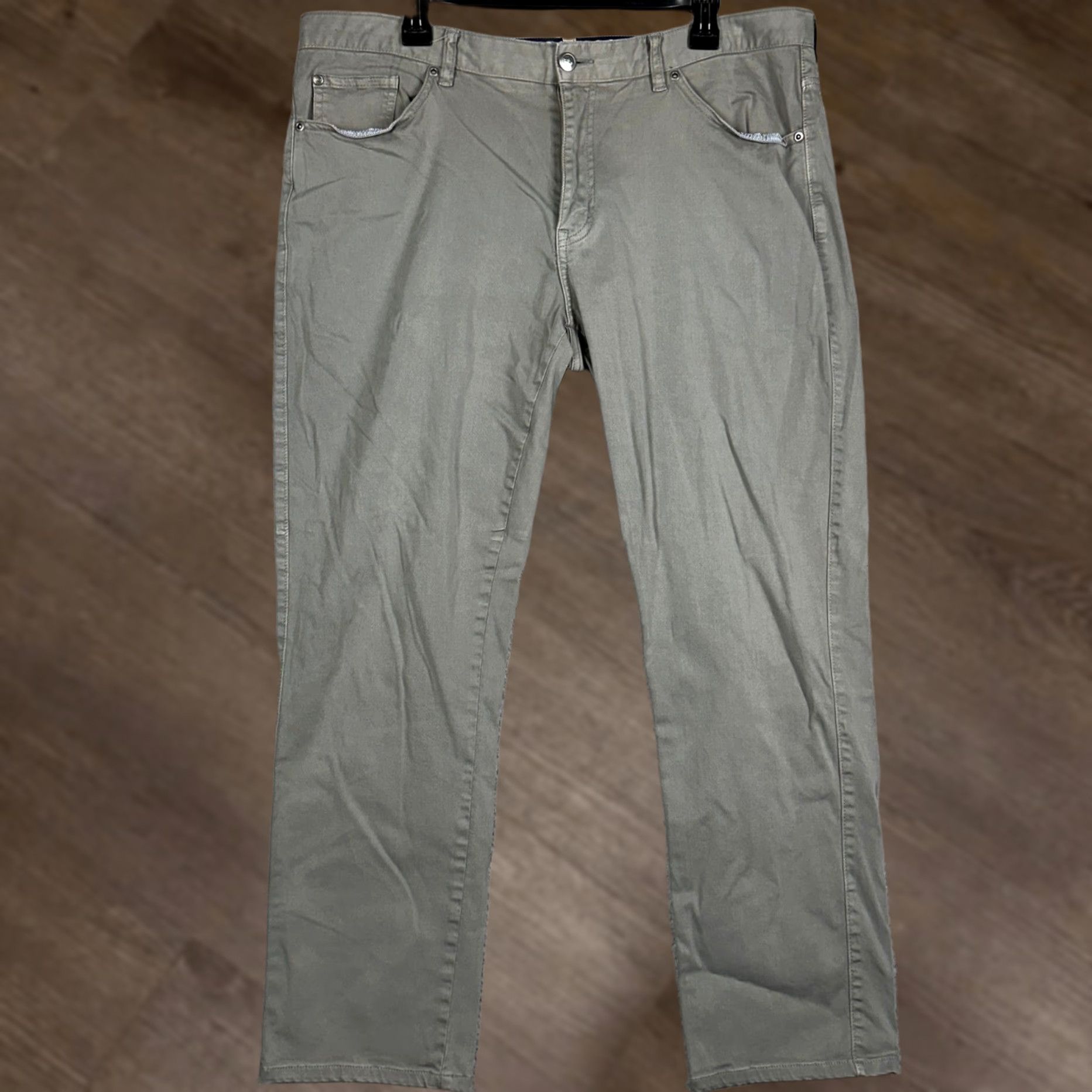 Peter Millar Peter Millar Pants Mens 38 Taupe Grey Crown Five Pocket Golf Khaki Chino Stretch Size US 38 / EU 54 - 1 Thumbnail