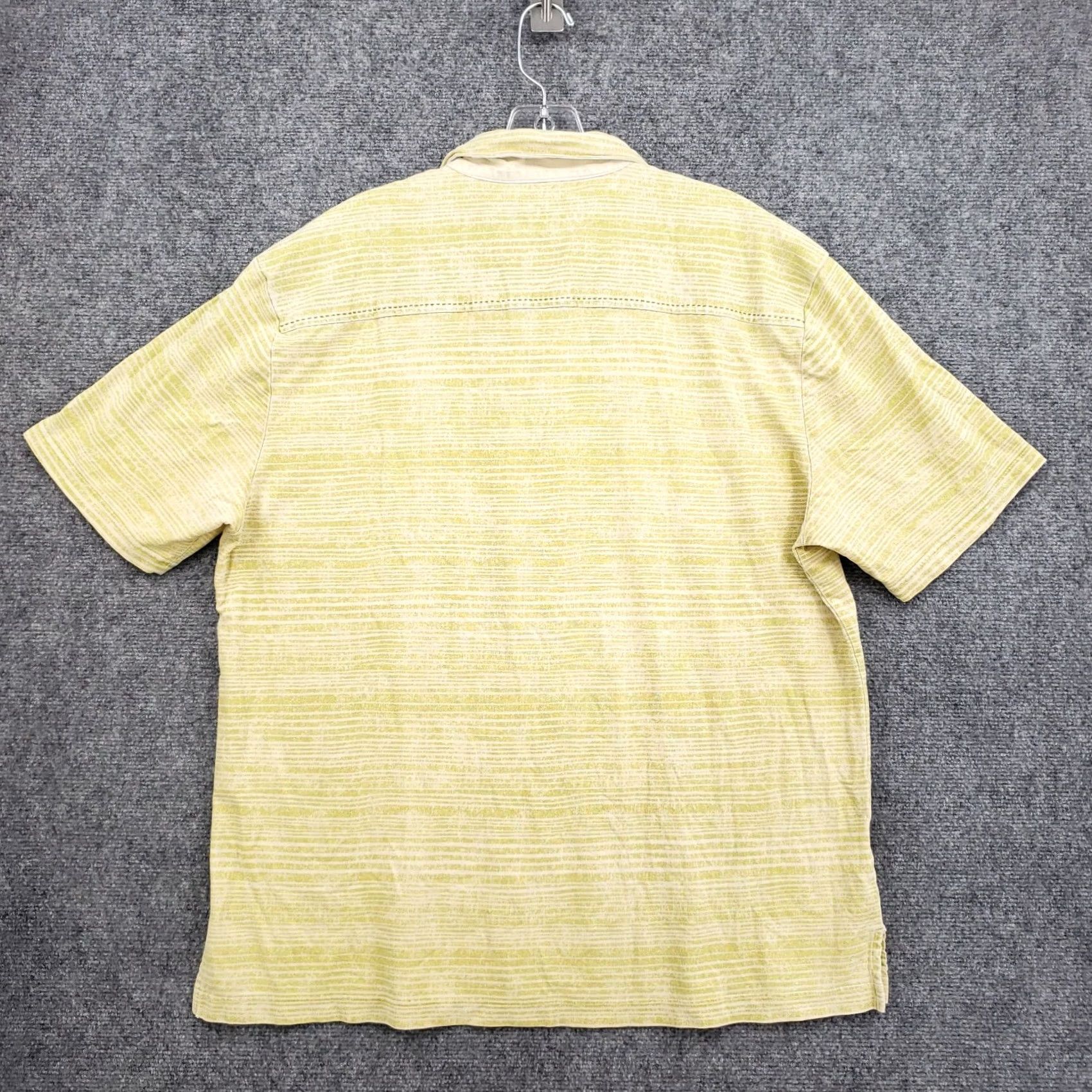 Tommy Bahama Tommy Bahama Relax Polo Shirt Mens XL Yellow Short Sleeve Striped Casual Preppy Shirt Polo Mens XL Yellow Striped Casual Preppy Size US XL / EU 56 / 4 - 2 Thumbnail