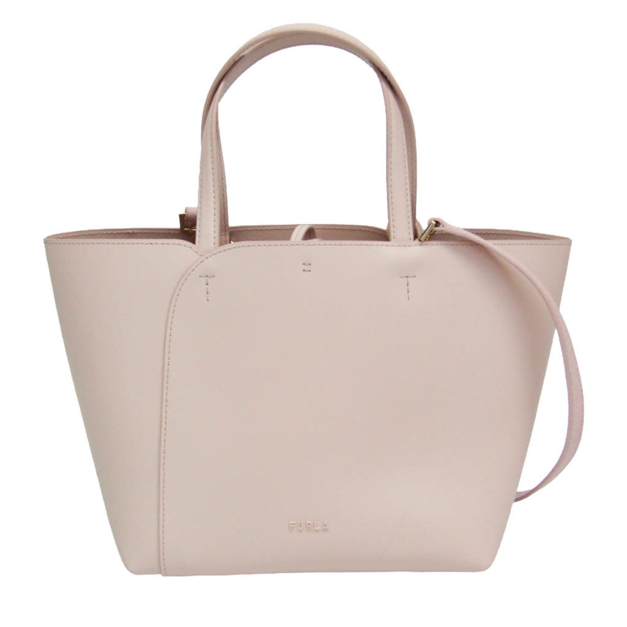 Furla Furla MIADIVA Women's Leather Shoulder Bag,Tote Bag Light Pink Size ONE SIZE - 1 Thumbnail