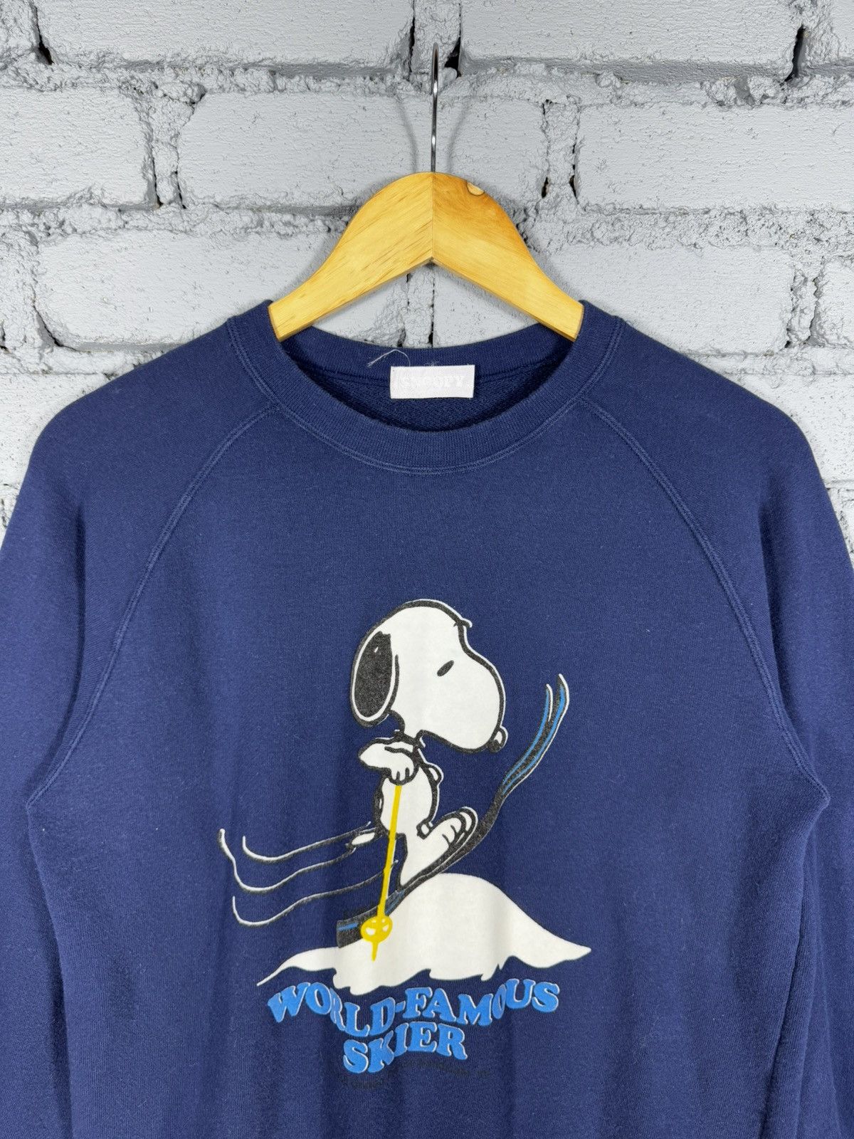 Anime Vintage Snoopy World Famous Skier Navy Size US M / EU 48-50 / 2 - 6 Thumbnail