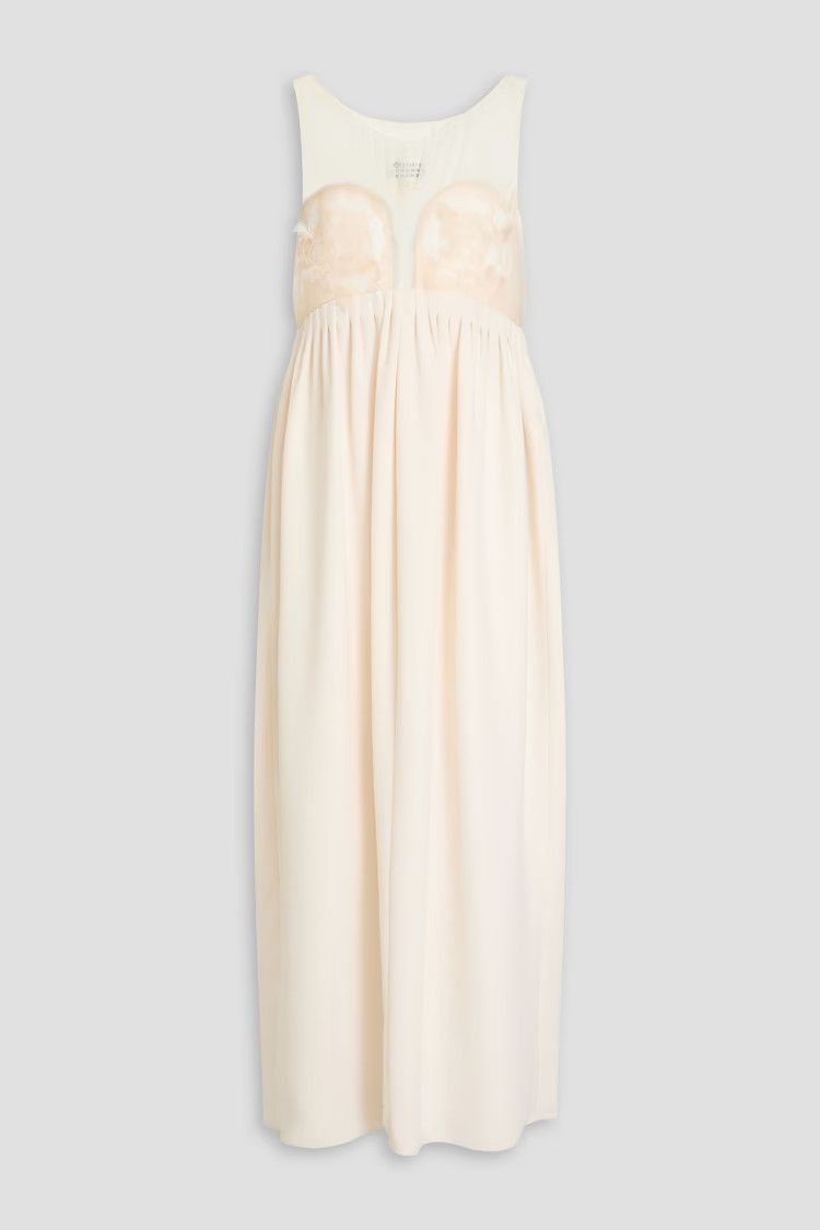Maison Margiela o1y0625 Maxi Dress in Light Beige Size S / US 4 / IT 40 - 1 Thumbnail