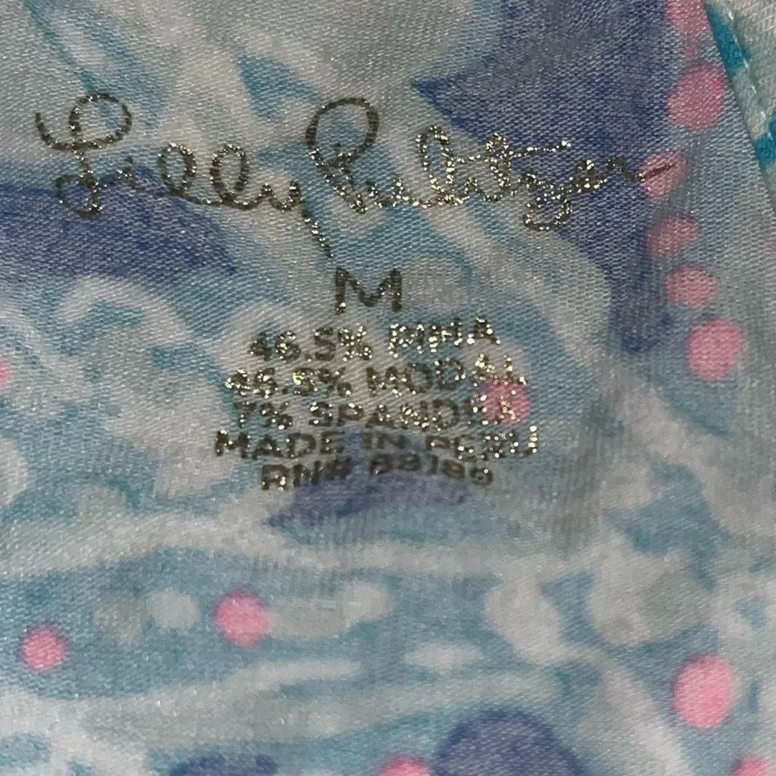 Lilly Pulitzer Lilly Pulitzer Margot Pima cotton spaghetti strap top,size M Size M / US 6-8 / IT 42-44 - 5 Thumbnail