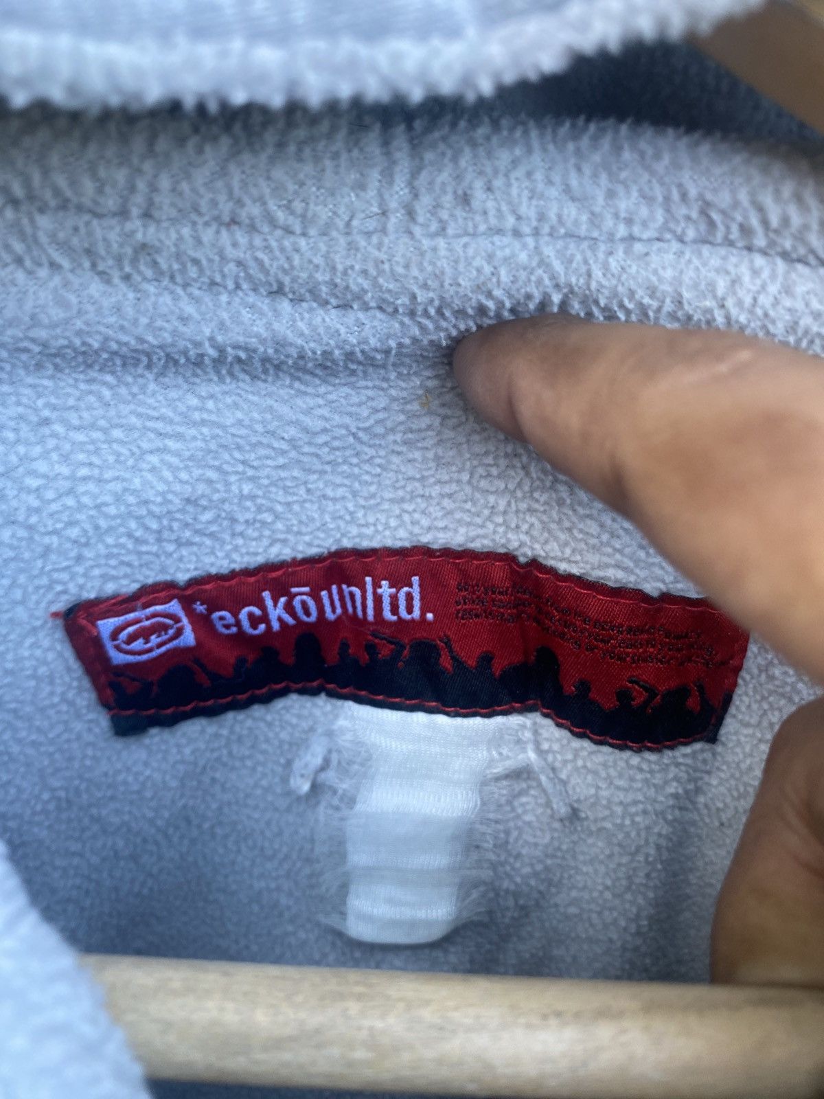Ecko Unltd. Vintage Ecko Unltd Full Zip Denim Hoodie Jacket Size US XL / EU 56 / 4 - 12 Thumbnail
