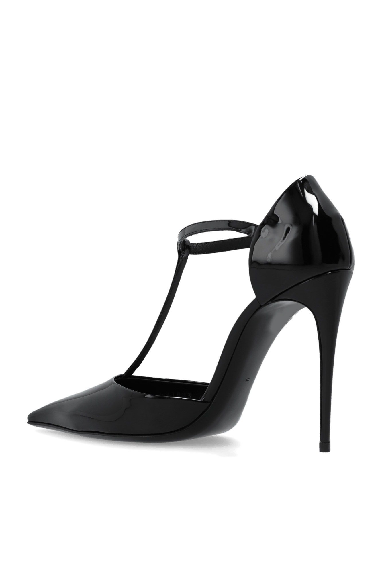 Dolce & Gabbana o1s22i1n0225 T-Bar Patent Leather Pumps in Black Size US 7 / IT 37 - 5 Thumbnail