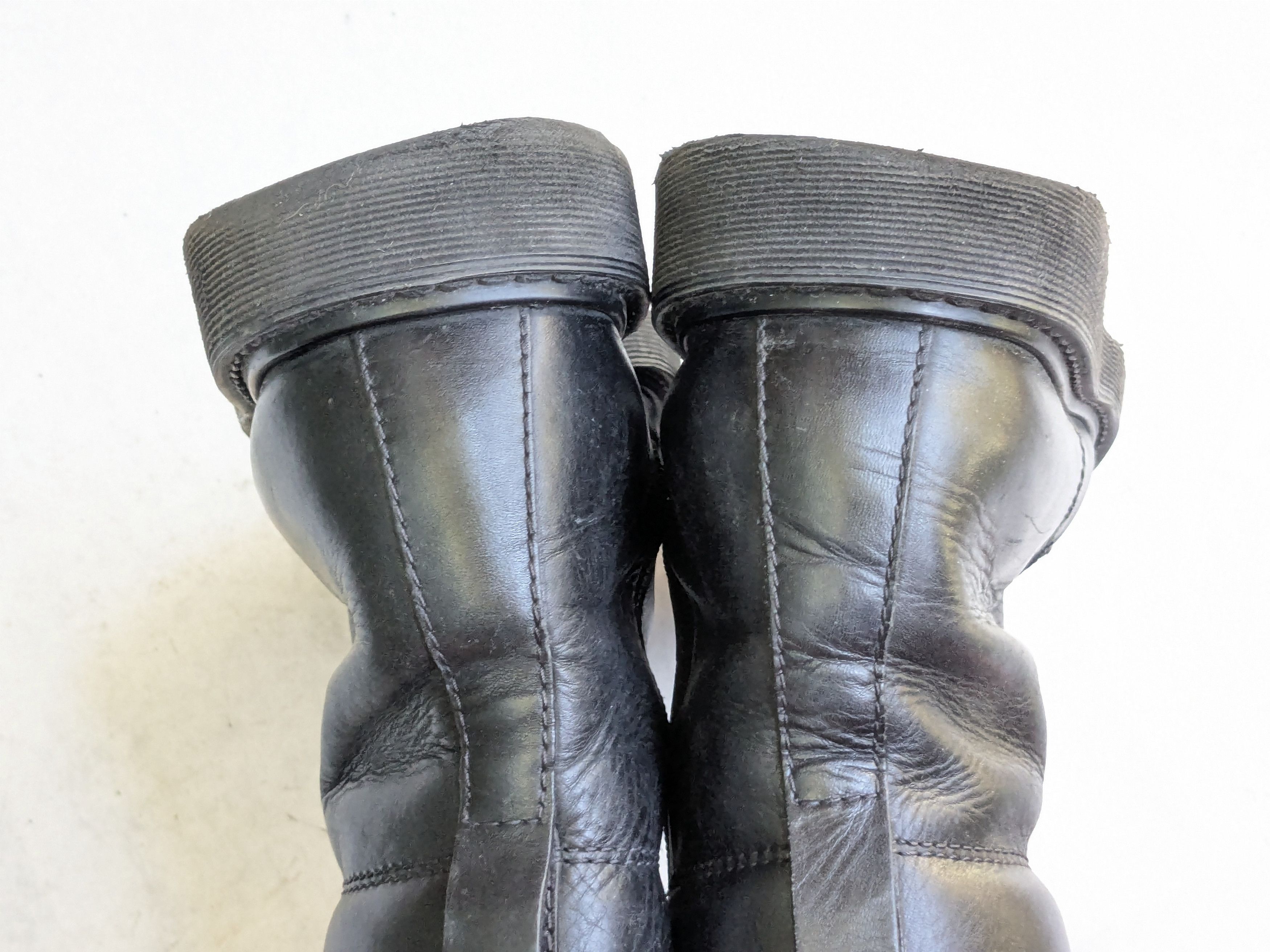Prada Prada Combat Boots Black Leather 9.5 Side Zip Size US 9.5 / EU 42-43 - 18 Thumbnail