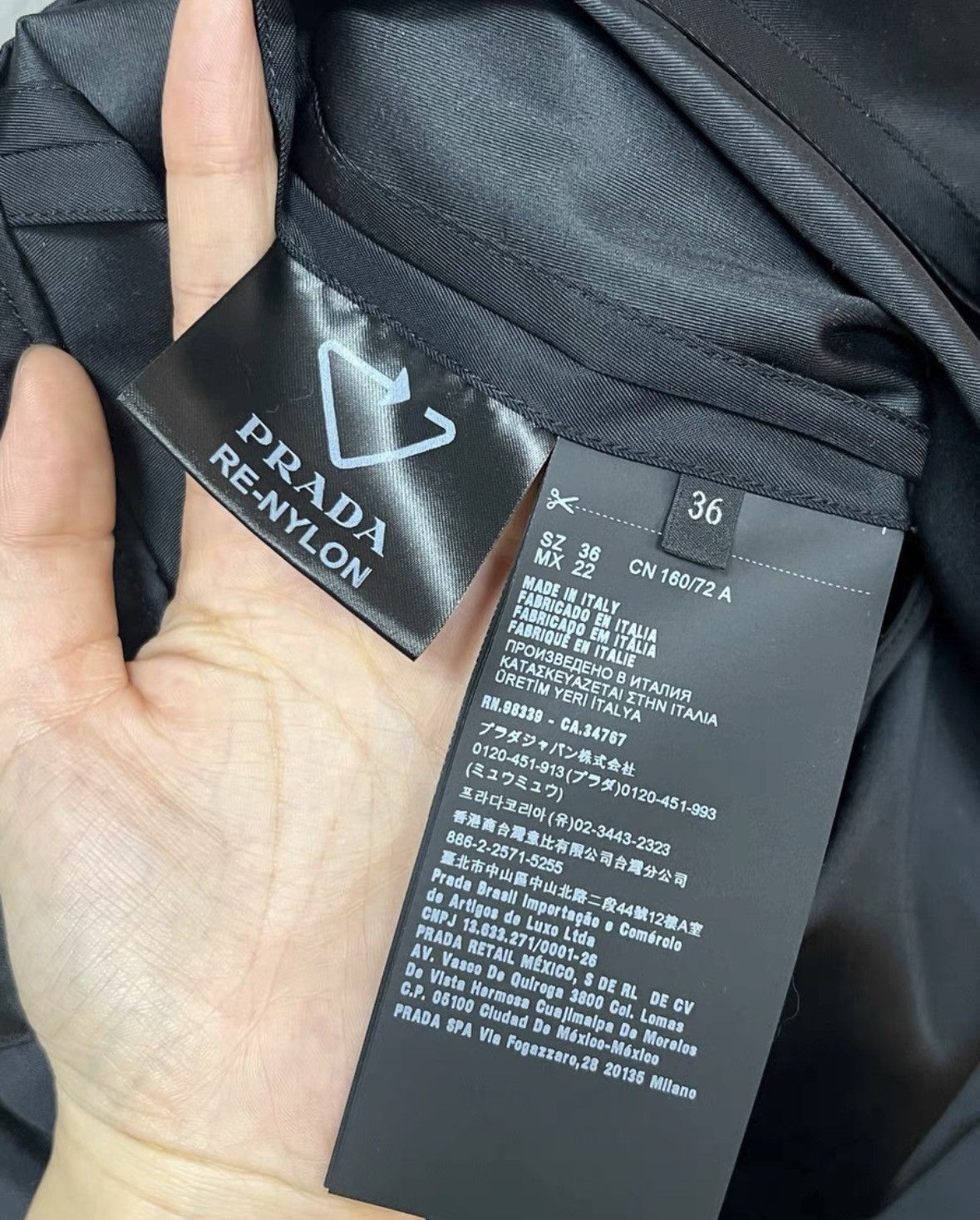 Prada Prada Nylon dress with triangle Size XS / US 0-2 / IT 36-38 - 7 Thumbnail