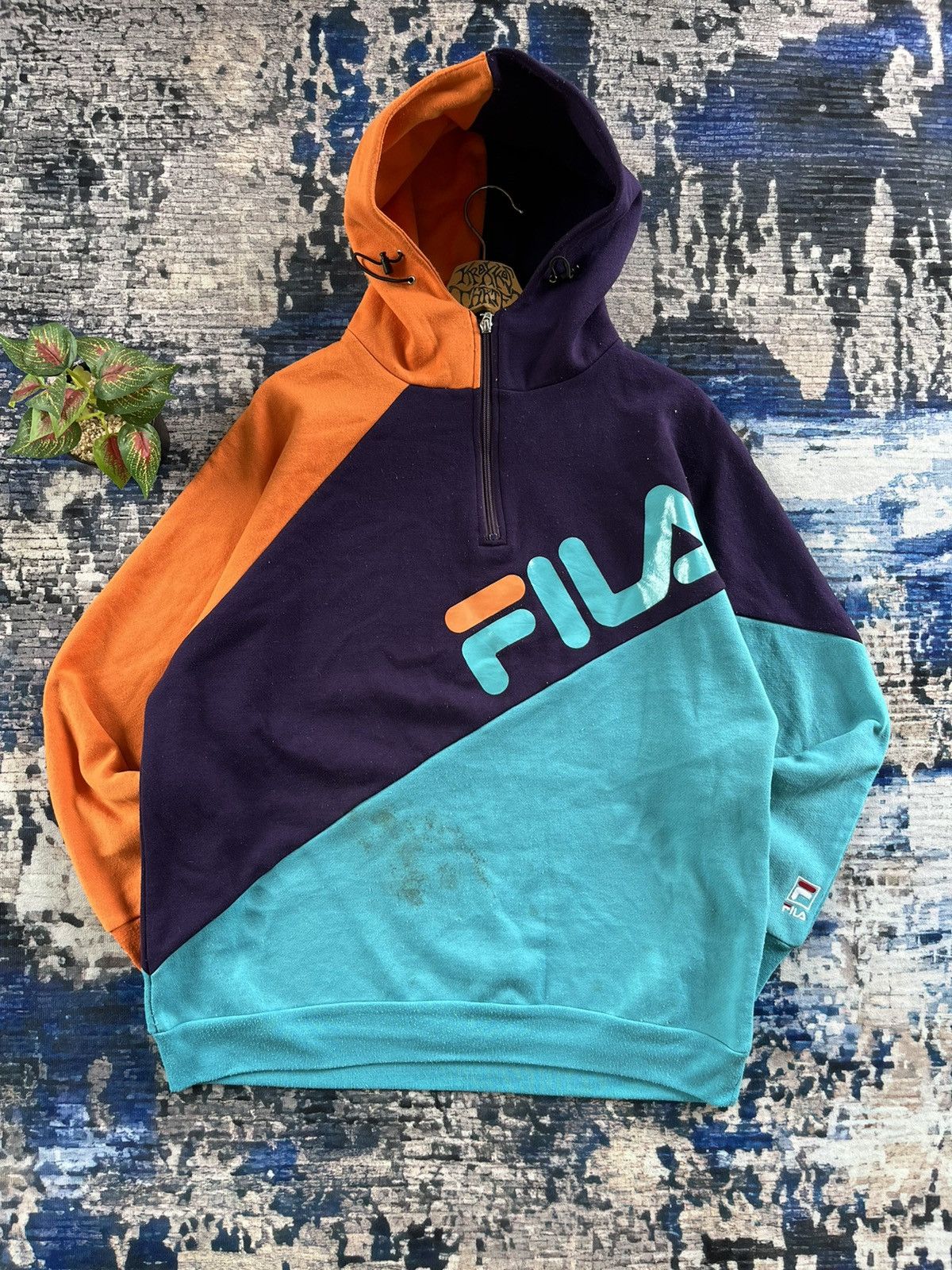 Fila × Japanese Brand 💥STEALS💥Fila Candy Colour Half Zipper Hoodie Size US M / EU 48-50 / 2 - 1 Thumbnail