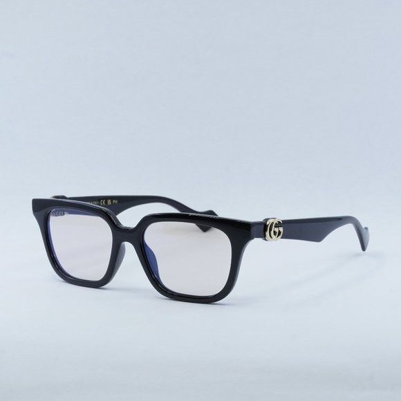 image of New Gucci Gg1536S 001 Black Transparent Sunglasses, Women's