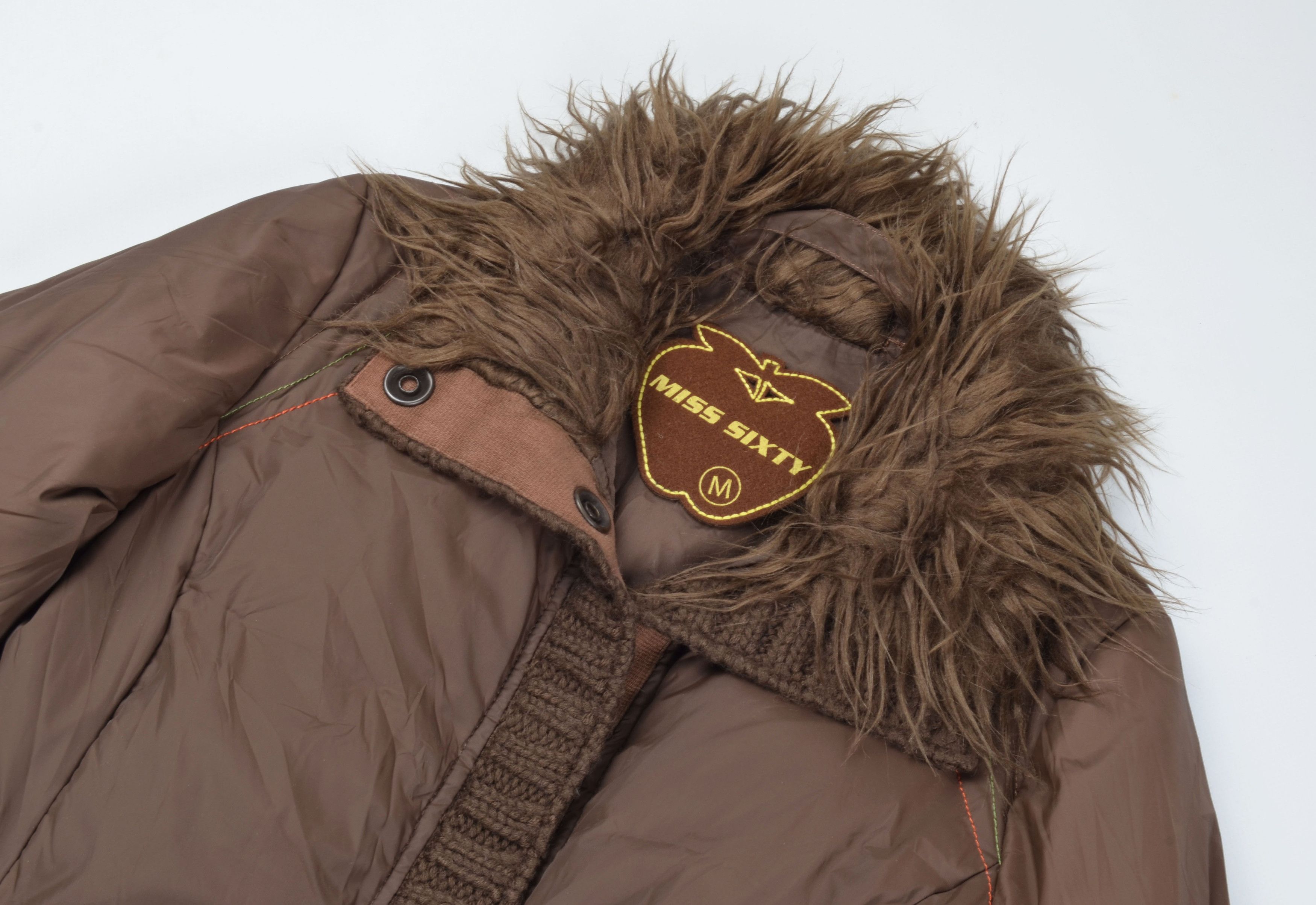 Miss Sixty Vintage Miss Sixty Y2K Coquette Brown Down Jacket Size M / US 6-8 / IT 42-44 - 2 Thumbnail