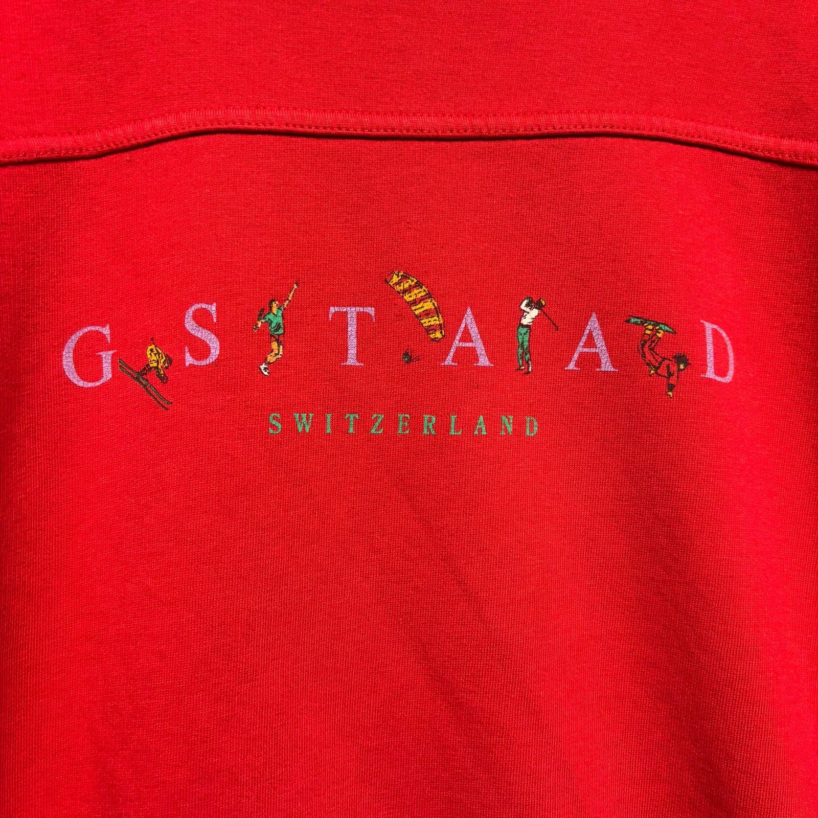 Vintage IPSO Facto Gstaad Switzerland Crewneck Sweatshirt display picture 1