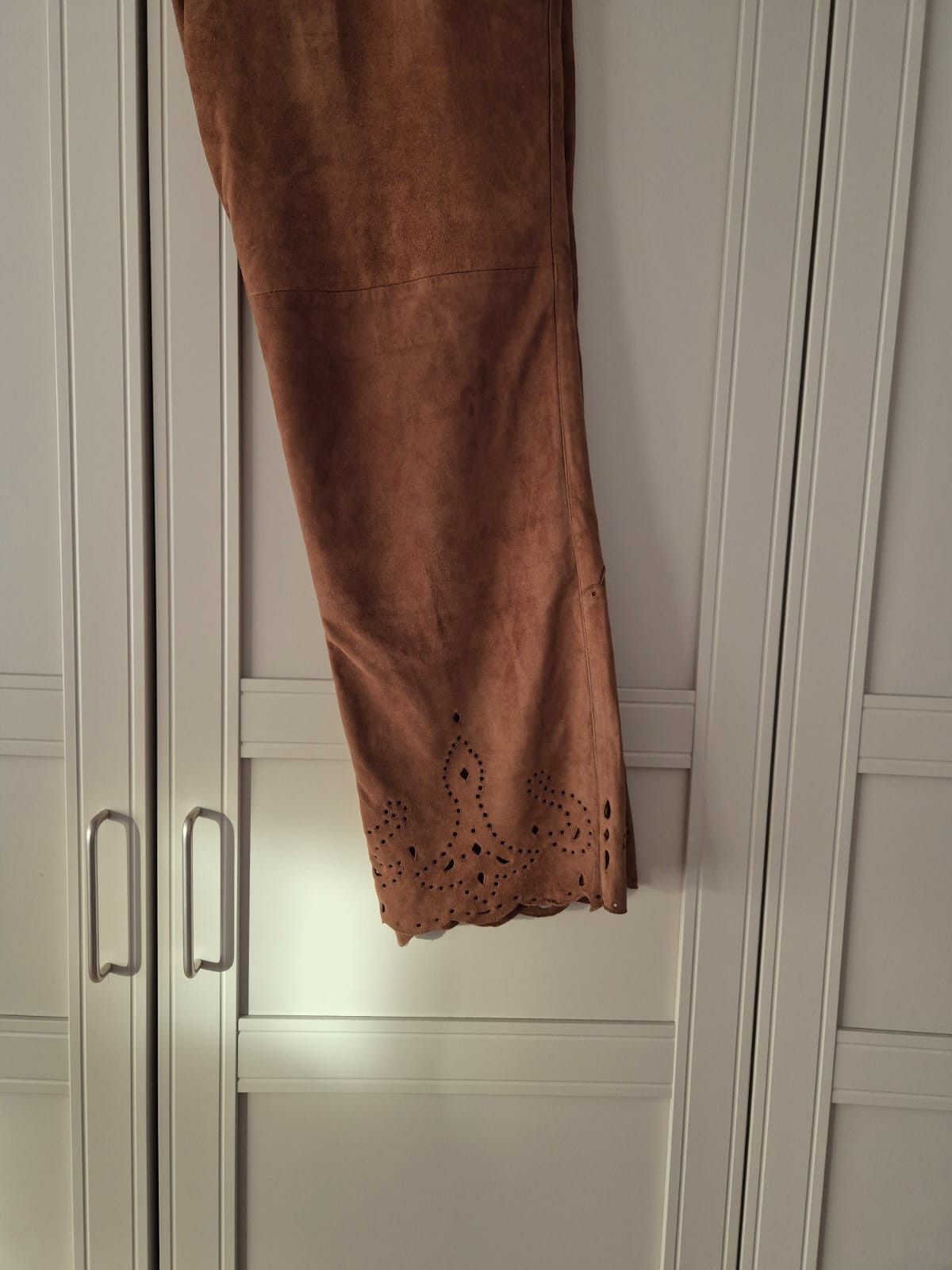 Iris von Arnim Iris Von Arnim Leather Pants Size 30" / US 8 / IT 44 - 8 Thumbnail