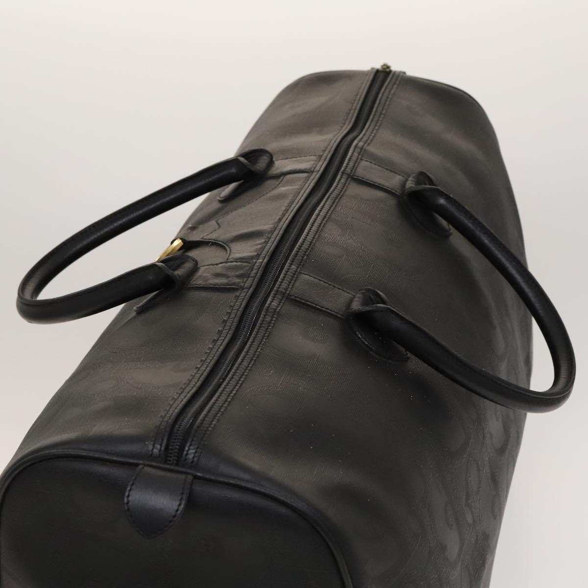 Dior DIOR Trotter Canvas Boston Bag Black Gold Size ONE SIZE - 6 Thumbnail