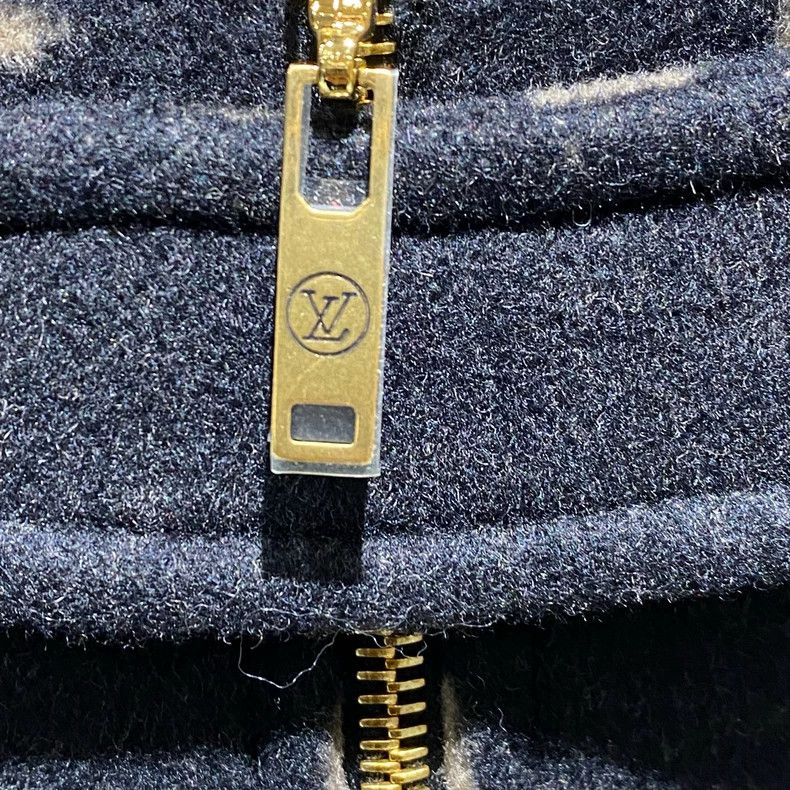 Louis Vuitton Louis Vuitton Black and grey tricolour printed woolen skir Size 35" - 5 Thumbnail