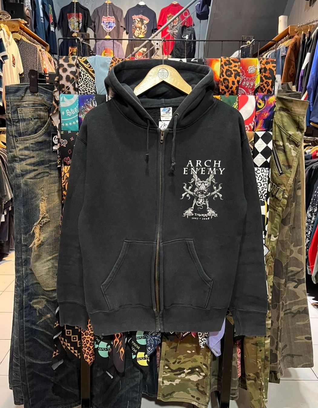 Other ARCH ENEMY on Tour 2008 Zip Hoodie Size US S / EU 44-46 / 1 - 1 Thumbnail