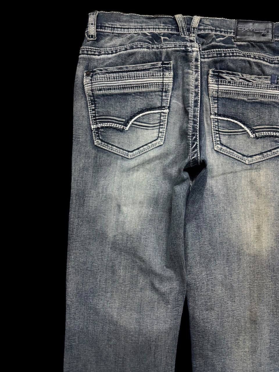 Other Sick 90s Style Oxygen Rusty Mudwash Acid Style Clawmark Jean Size US 31 - 15 Thumbnail
