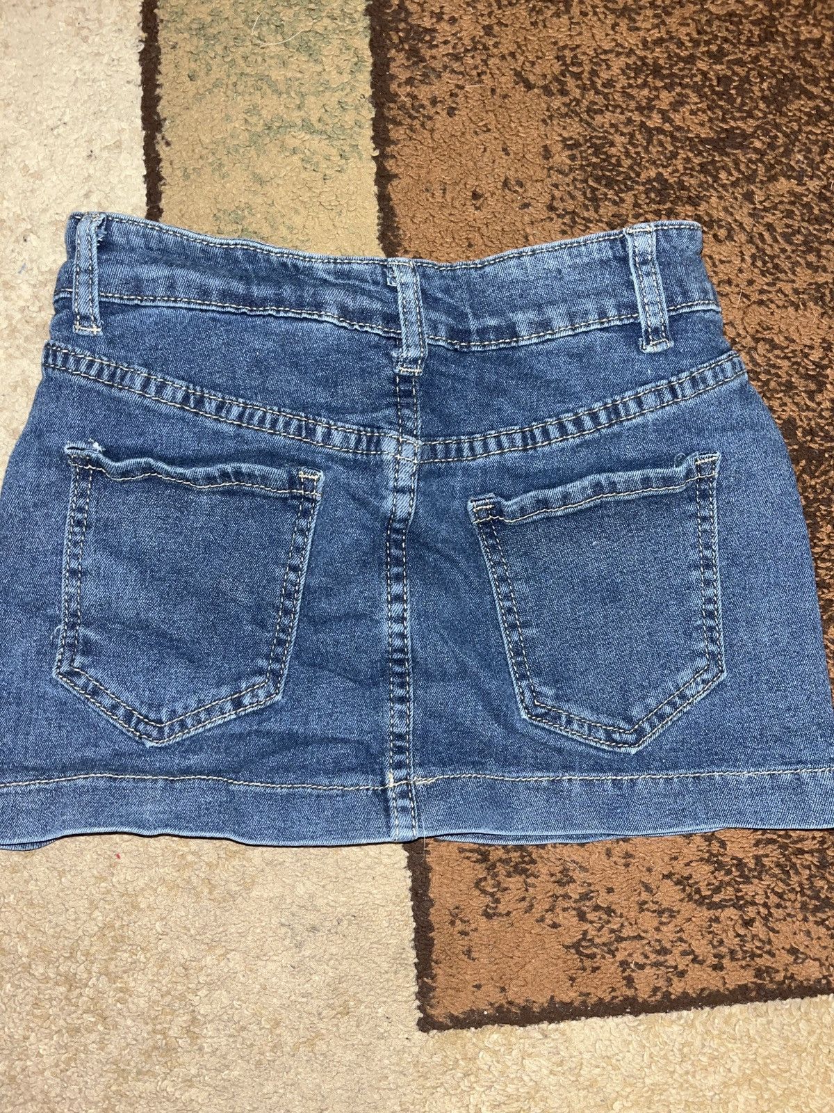Shein Navy blue mini skirt Size 26" / US 2 / IT 38 - 2 Thumbnail