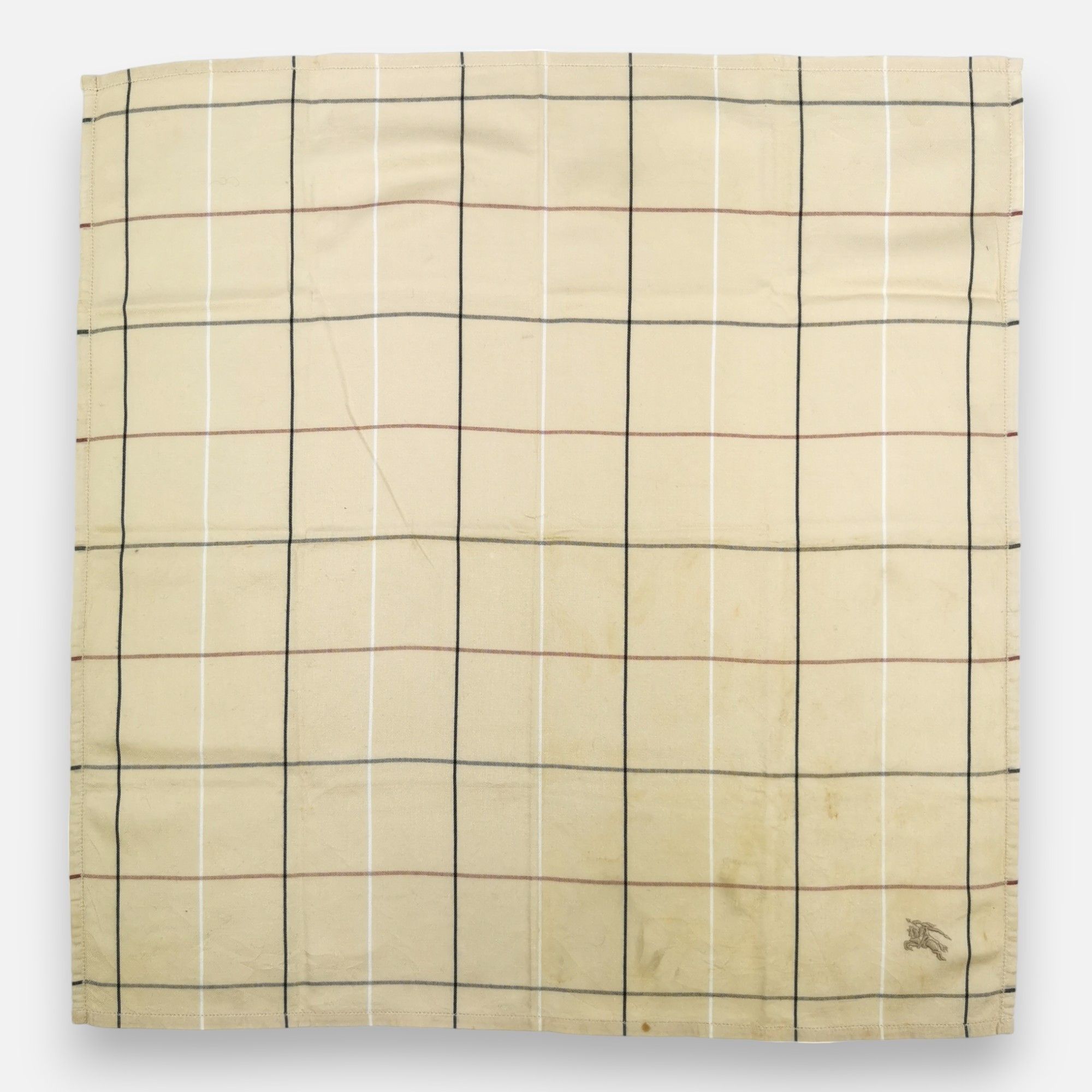 Burberry Vintage Burberry Handkerchief Pocket Square Bandana Size ONE SIZE - 3 Thumbnail