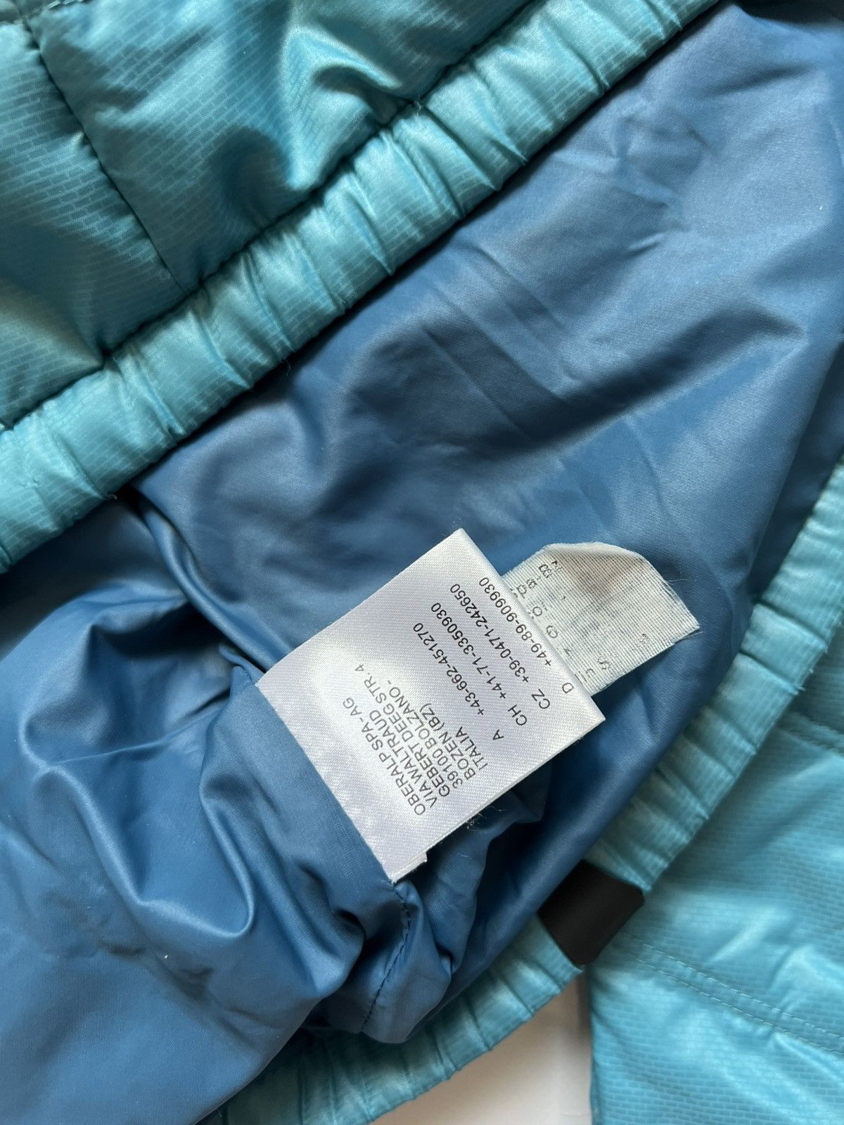 SALEWA Salewa Blue Puffer Down Jacket Womens Outdoor Size L / US 10 / IT 46 - 7 Thumbnail