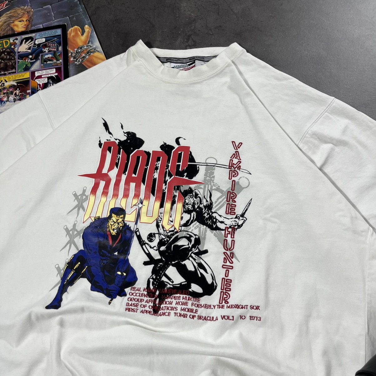 Cartoon Network Vintage 00s Marvel Vampire Hunter Johnny Blaze Comics Tee Size US XL / EU 56 / 4 - 5 Thumbnail