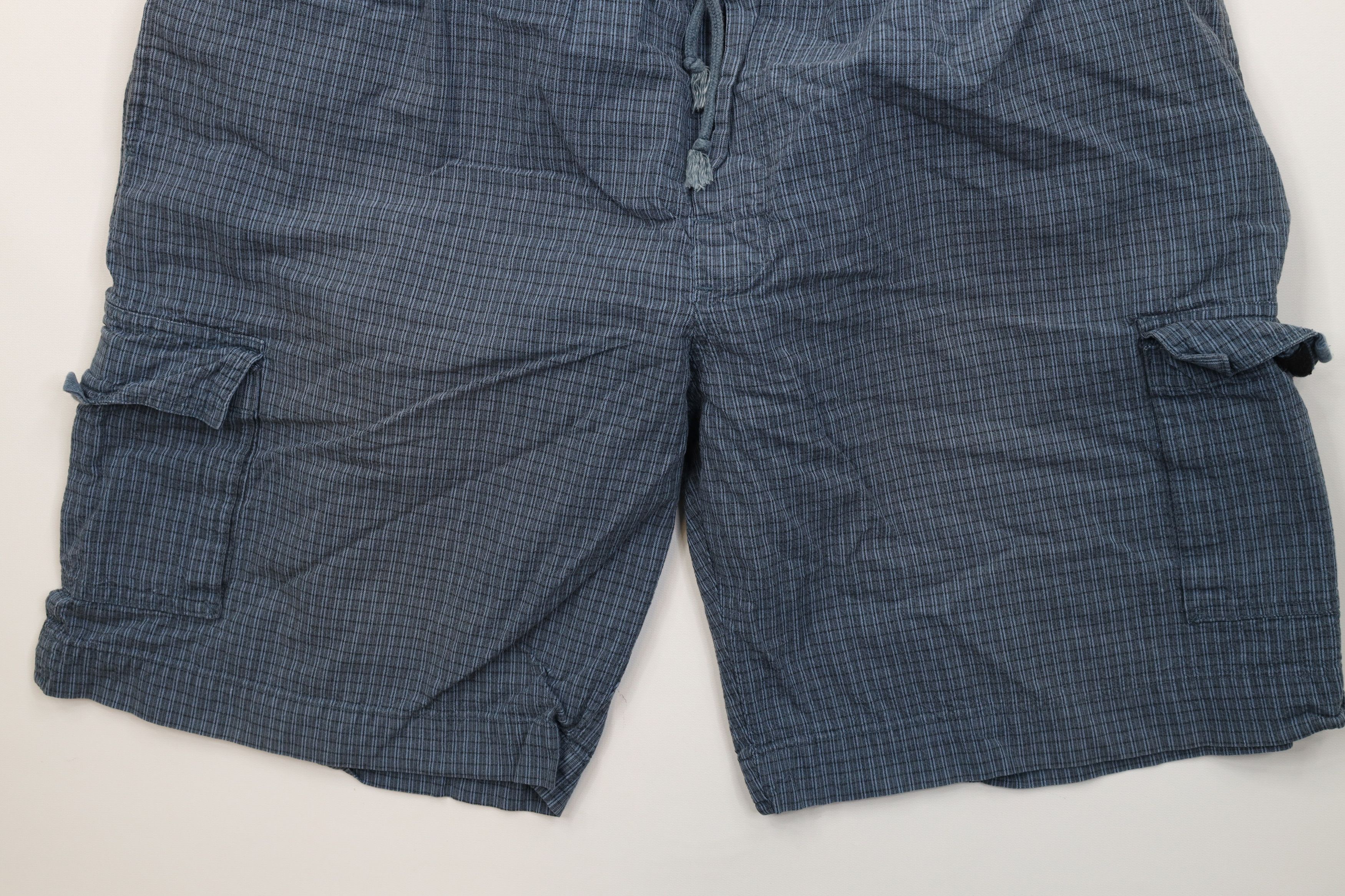 Vintage Vintage 90s Streetwear Above Knee Harem Cargo Shorts Cotton Size US 36 / EU 52 - 4 Thumbnail