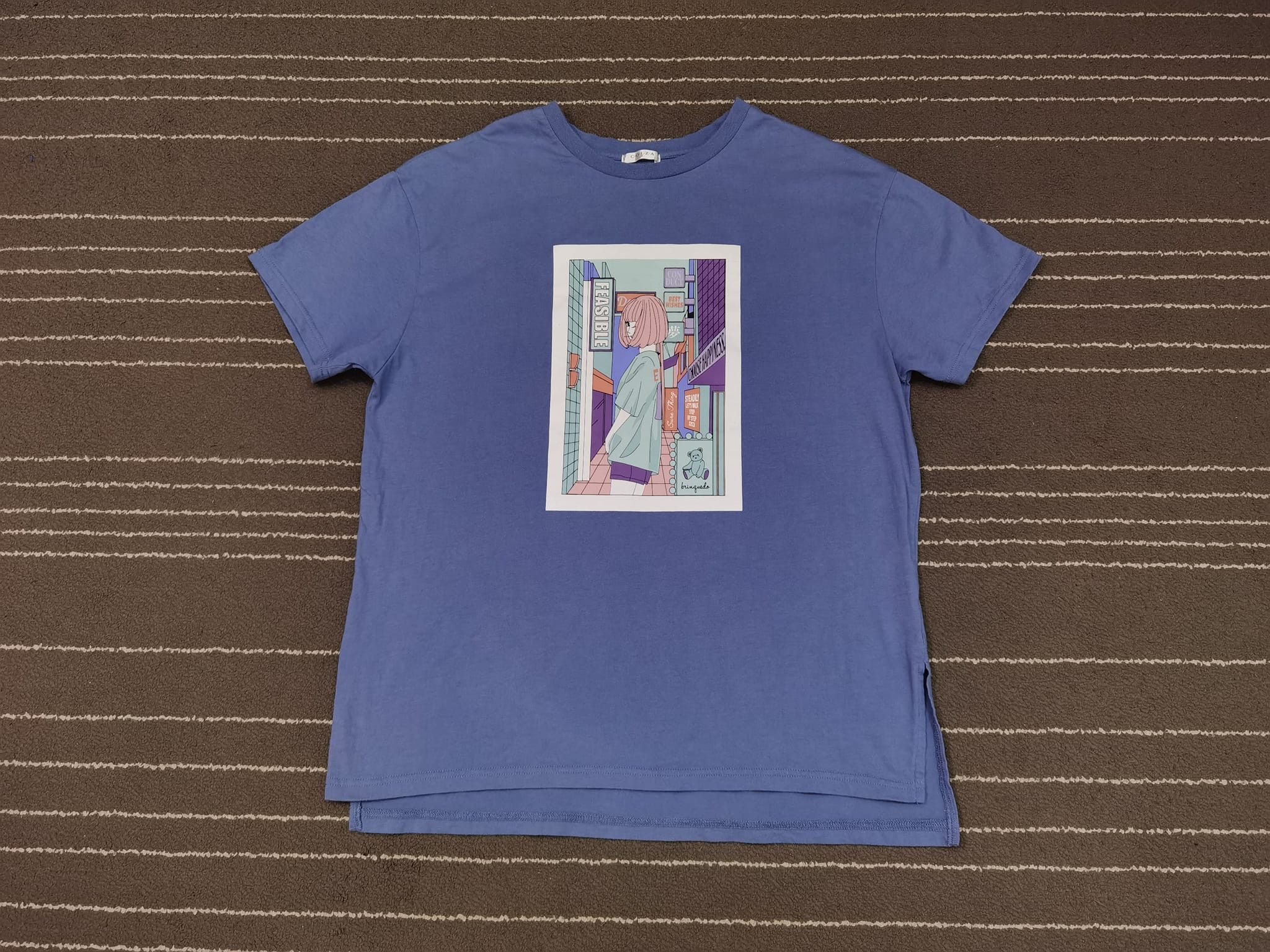 Other C. O. L. Z. A anime printed tee M 2178 Size M / US 6-8 / IT 42-44 - 1 Thumbnail