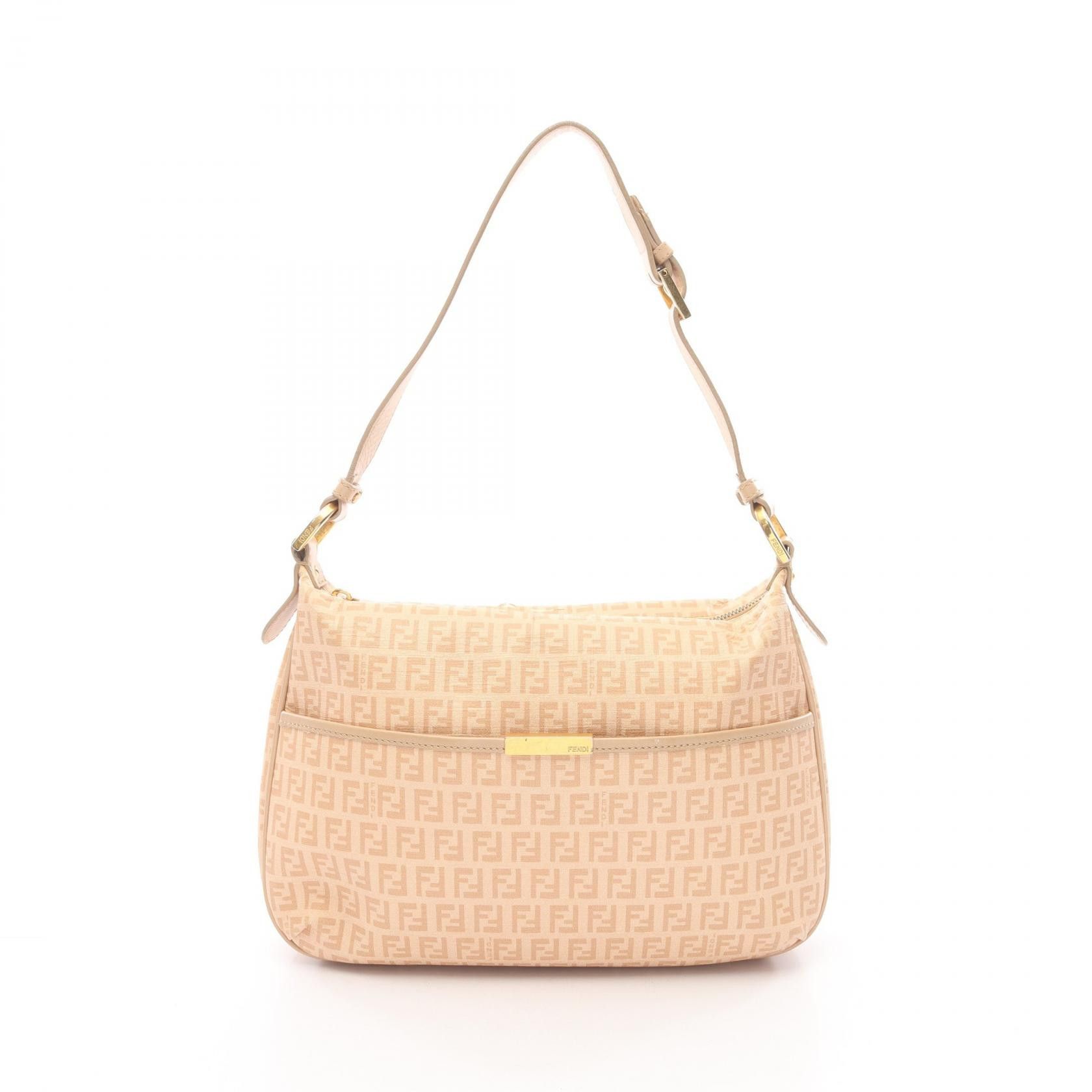 Fendi Fendi Fendi Zucchino Coated Canvas Shoulder Bag Plastic / Synthetic Shoulder Bag 8BT206 DUTY FREE for USA Size ONE SIZE - 1 Thumbnail