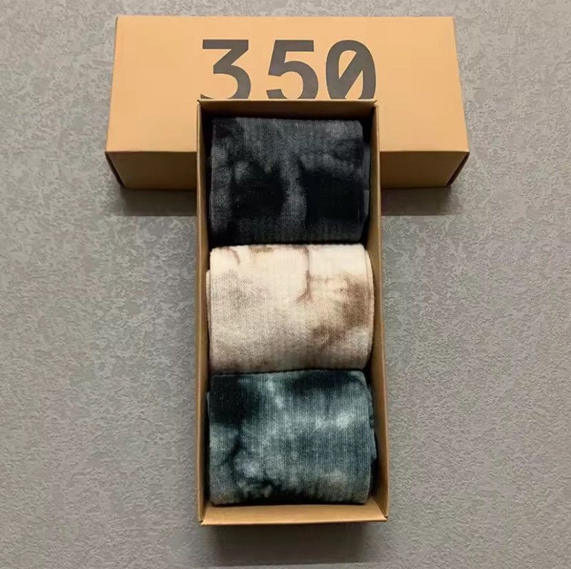 Other 3 Pairs of Gift Box Harajuku Hip Hop Pure Cotton Socks Size ONE SIZE - 1 Thumbnail