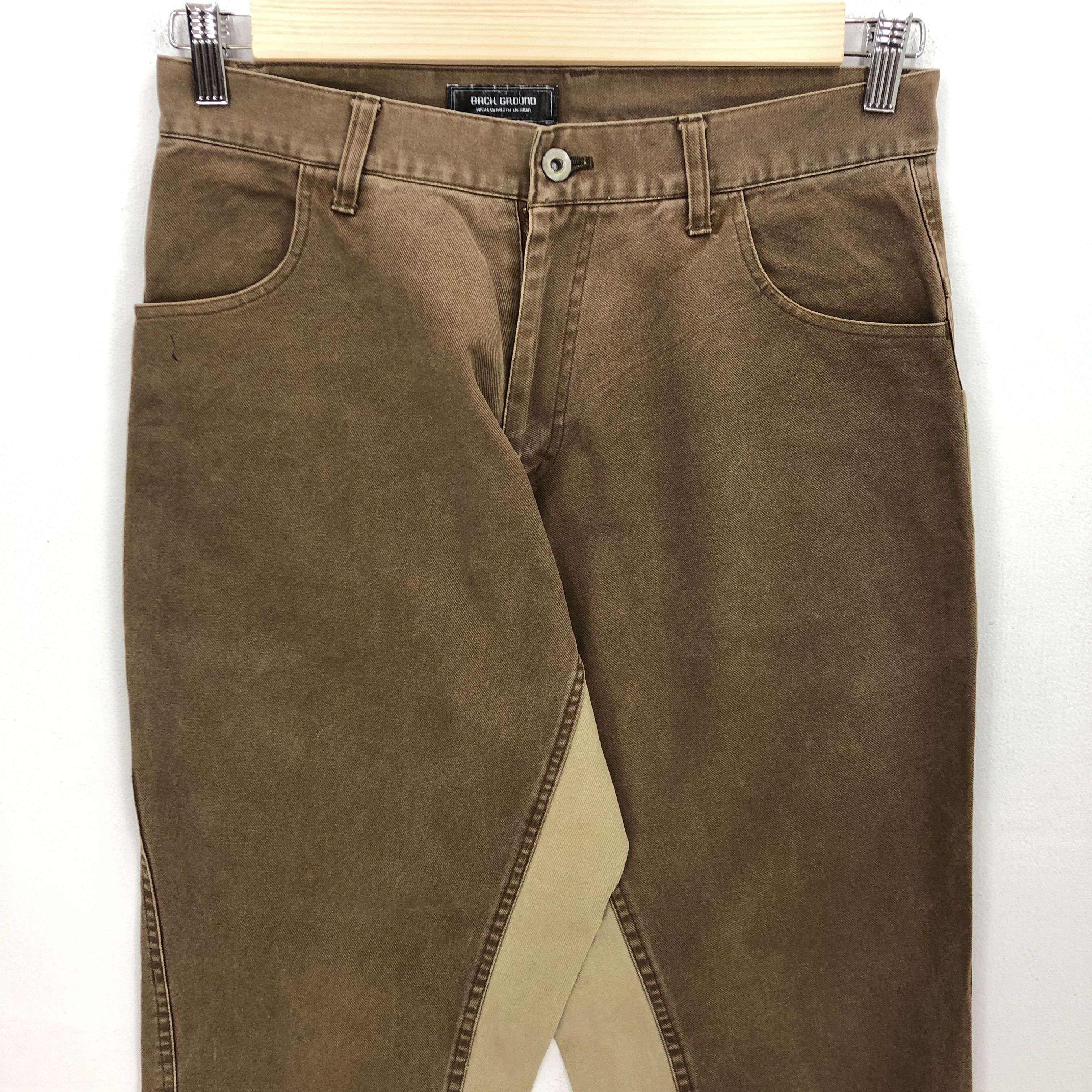 Japanese Brand Japanese Jeans Japanese Designer Denim Back Ground Pants Size US 30 / EU 46 - 3 Thumbnail