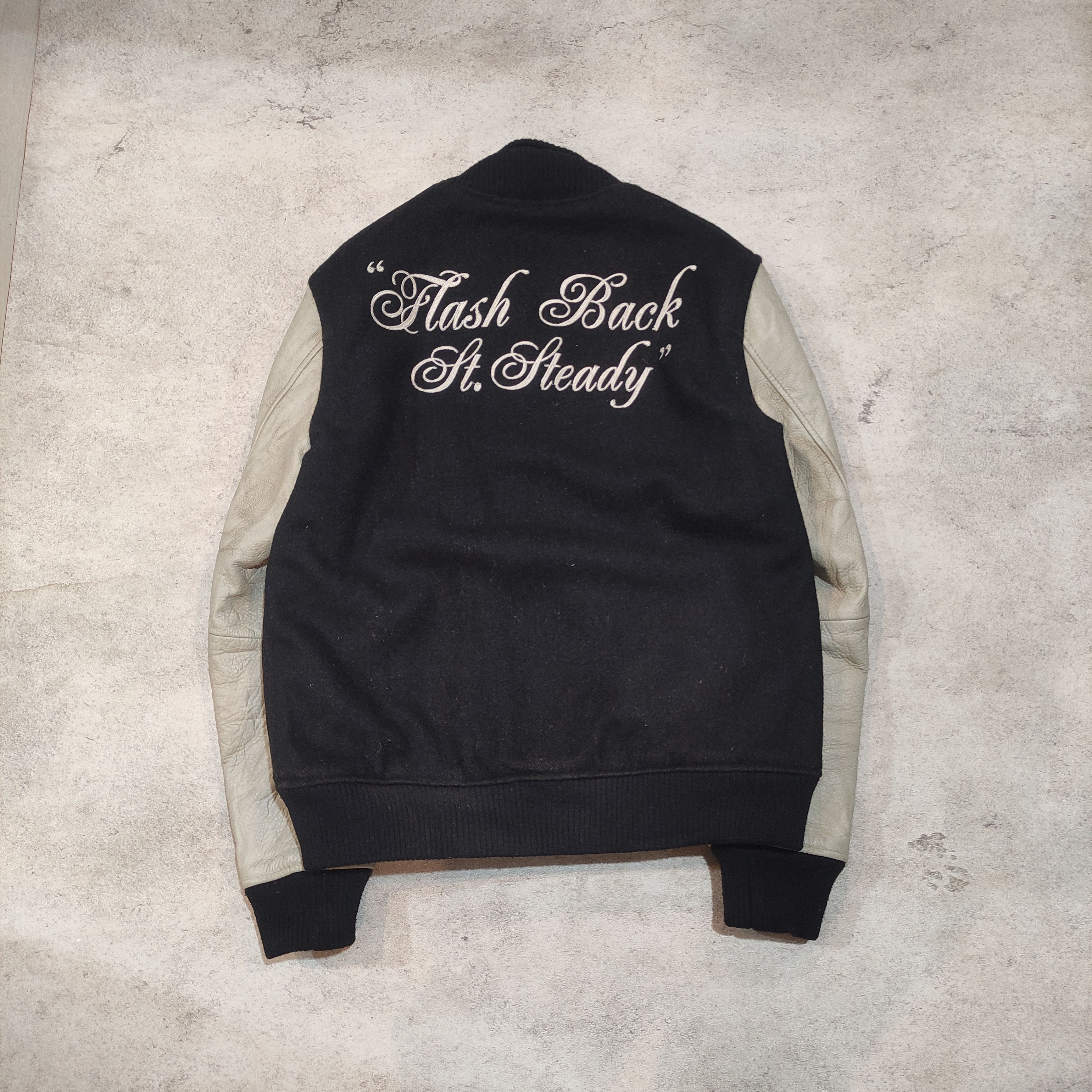 JACKROSE Rare!! JACKROSE VARSITY LEATHER JACKET ARCHIVE 2000s Size US M / EU 48-50 / 2 - 3 Thumbnail