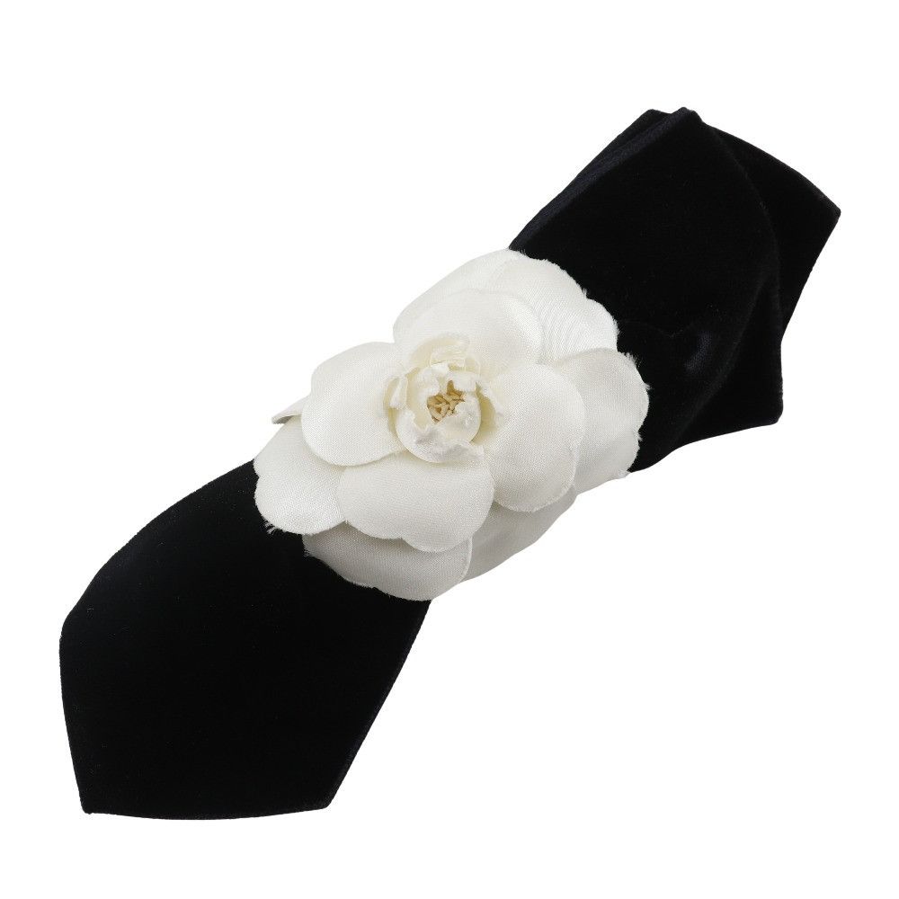 Chanel Chanel Chanel Camellia Ribbon Velour Barrette Others Other DUTY FREE for USA Size ONE SIZE - 1 Thumbnail