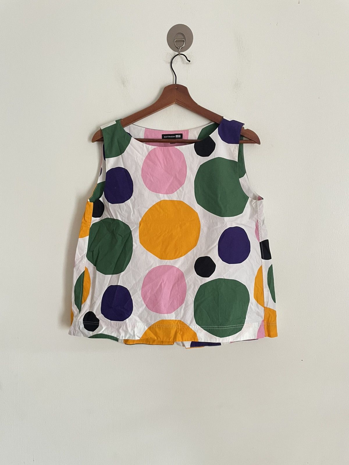 Marimekko Marimekko X Uniqlo Non-sleeves Blouse Size L / US 10 / IT 46 - 1 Thumbnail