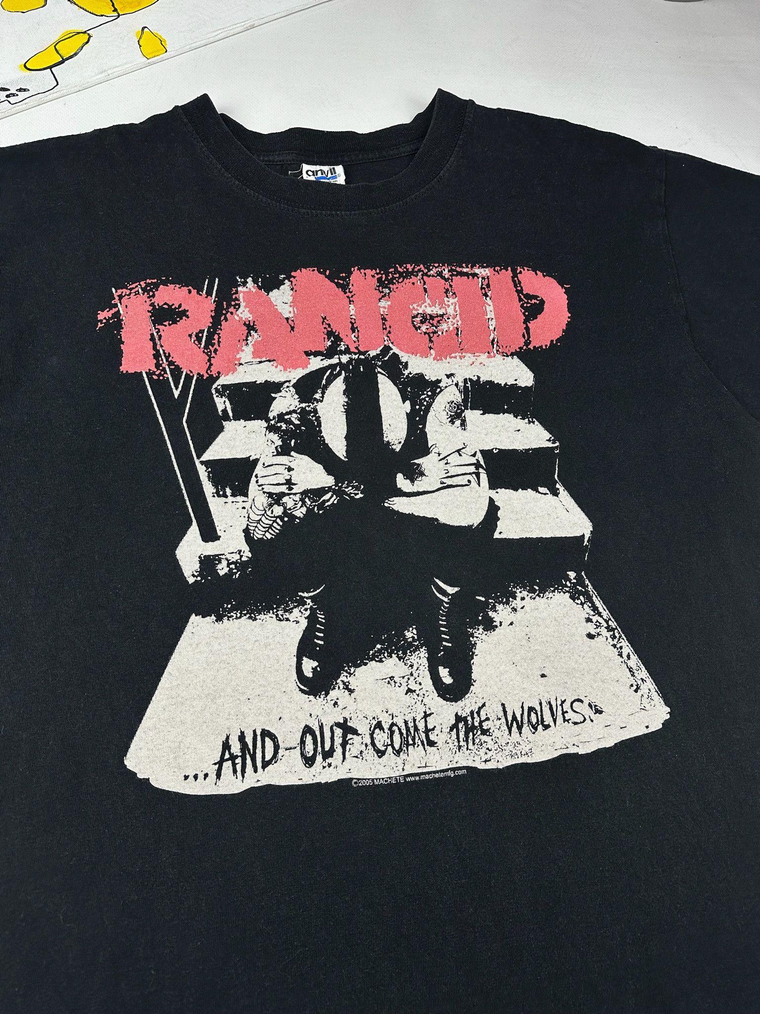 Band Tees vintage y2k RANCID And Out Come The Wolves Band T-Shirt Size US L / EU 52-54 / 3 - 2 Thumbnail