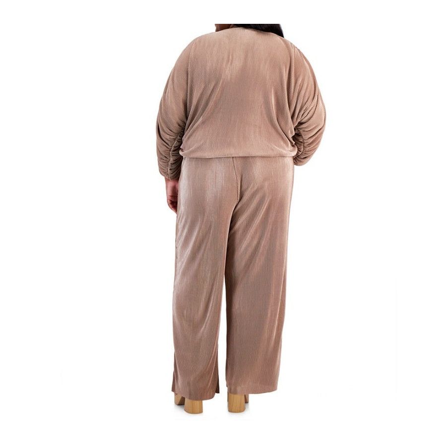 Other Plus Size 3X Women's JOLIE & JOY Ruched-Sleeve Top & Pants Size 38" / US 16 / IT 52 - 2 Thumbnail