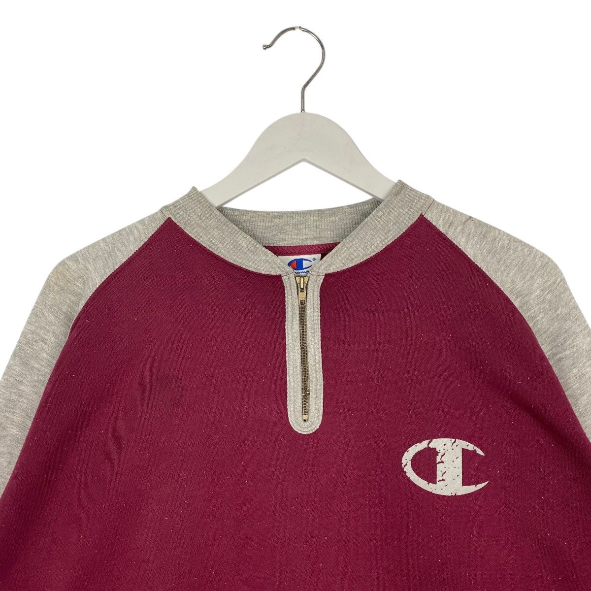 Other Vintage Champion Sweatshirt Crewneck Red/Gray Printed Size L Size US L / EU 52-54 / 3 - 3 Thumbnail