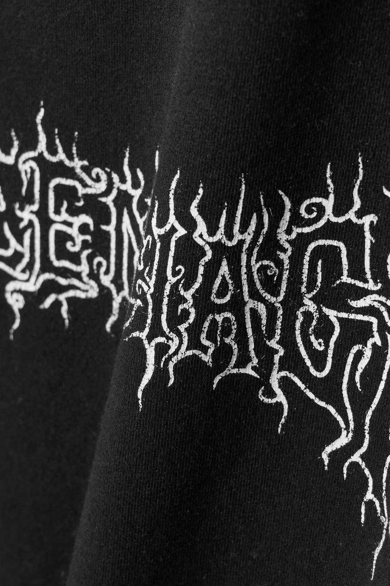 Balenciaga o1tr1nto1125 Darkwave Long Sleeve T-Shirt Fitted in Black Size XS / US 0-2 / IT 36-38 - 5 Thumbnail